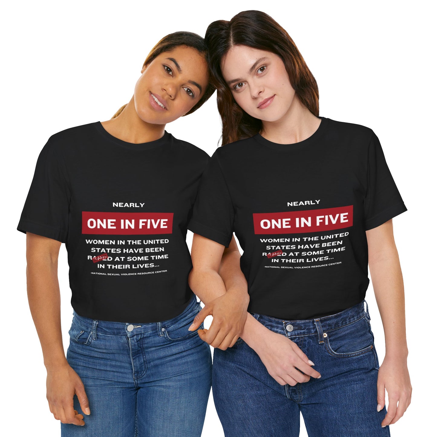 Women's Statistics Tee - White Writing