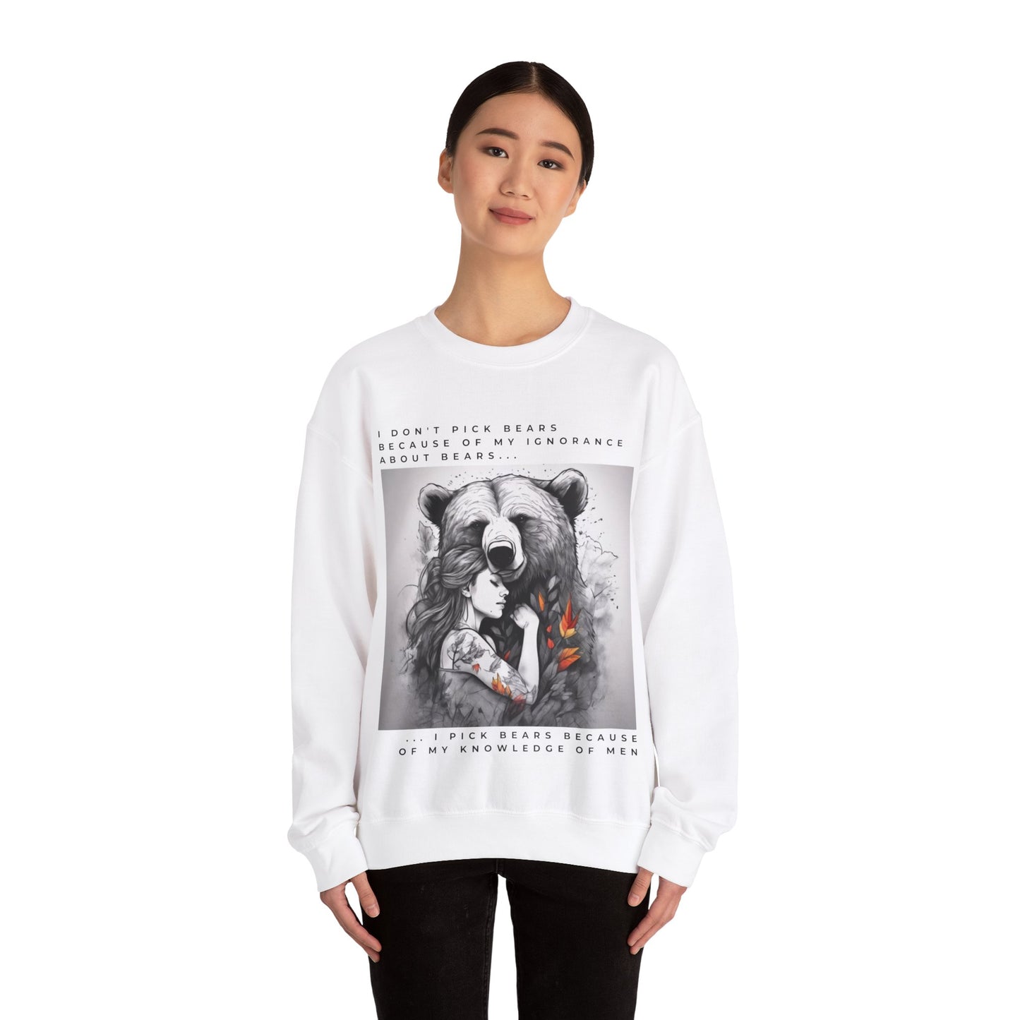 Women's Bear Hug "Team Bear" Crewneck Sweatshirt