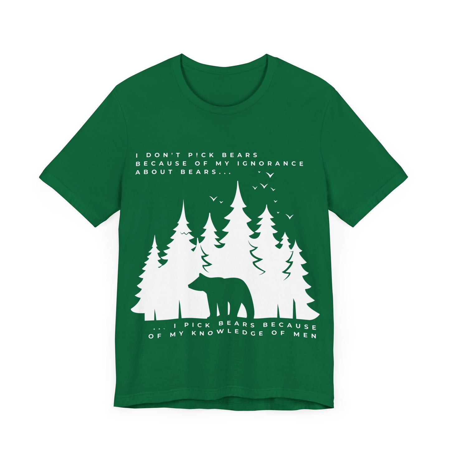 Women's Bear Quote Tee - White Graphic