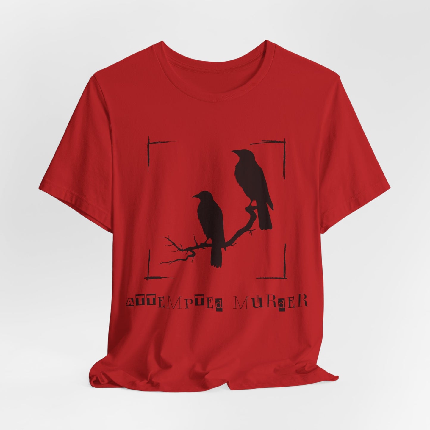 "Attempted Murder" Crow Short Sleeve Tee