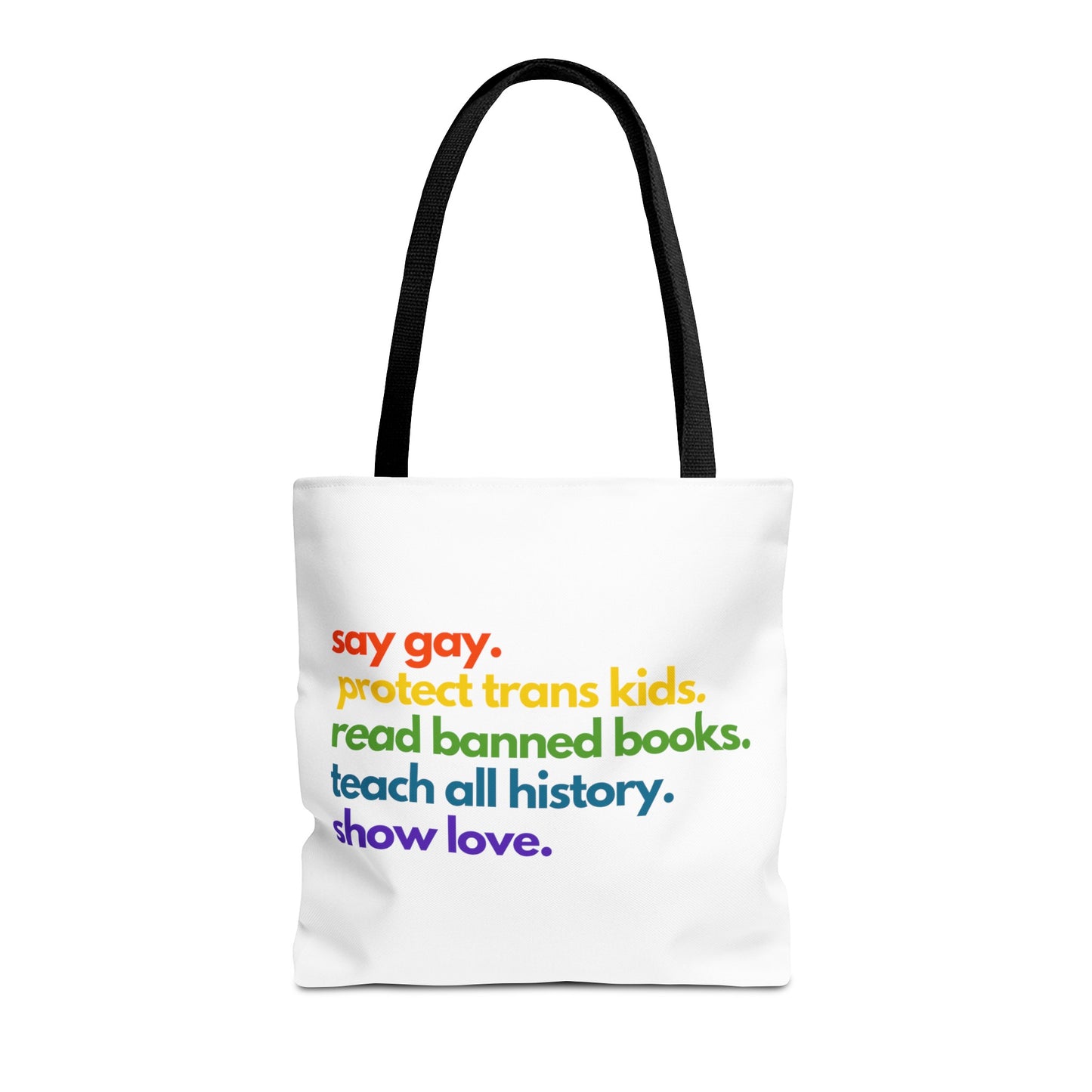 Pride Quote Tote Bag (AOP)