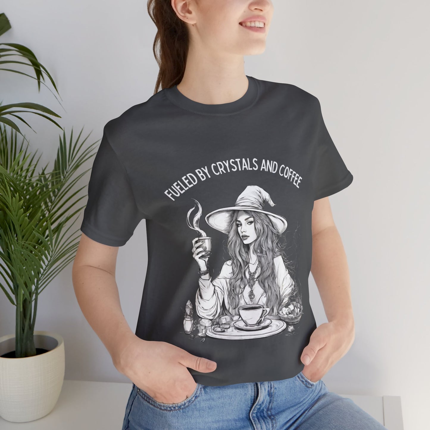 Fueled by Crystals and Coffee Tee