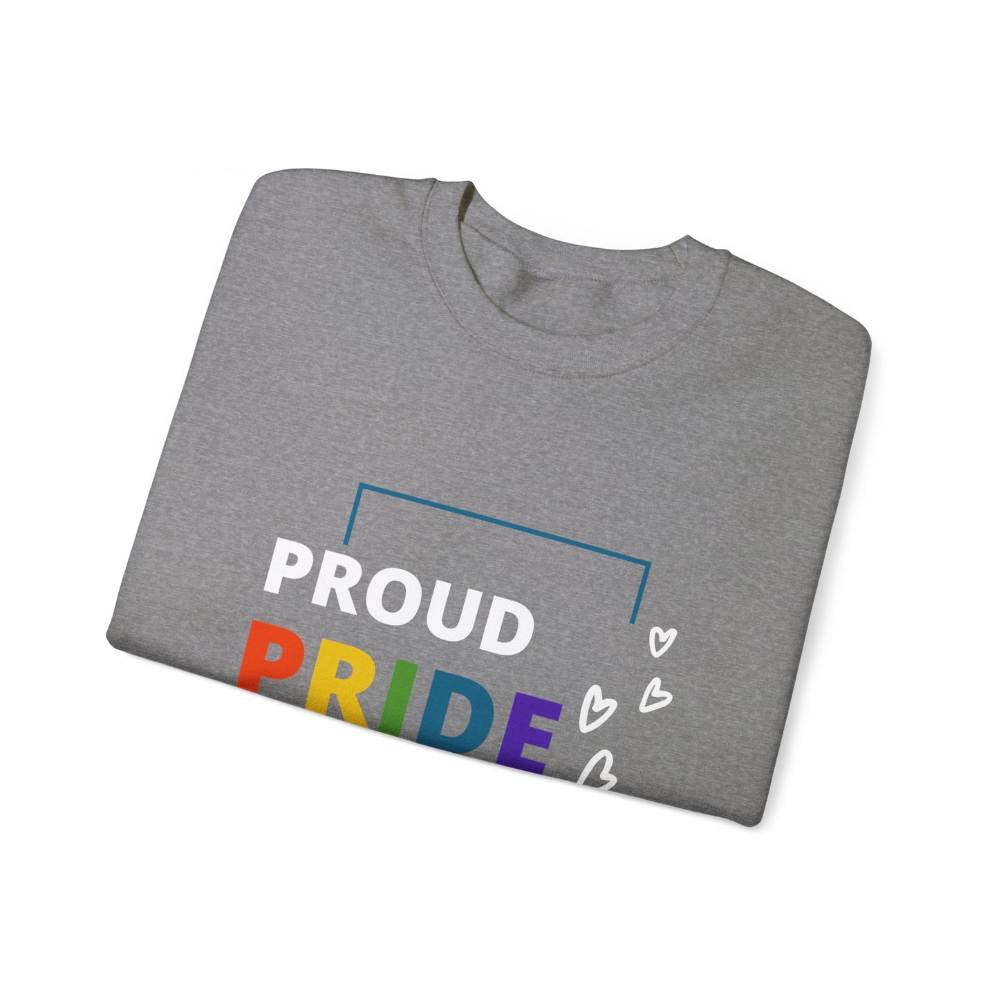 Proud Pride Mom Crewneck Sweatshirt