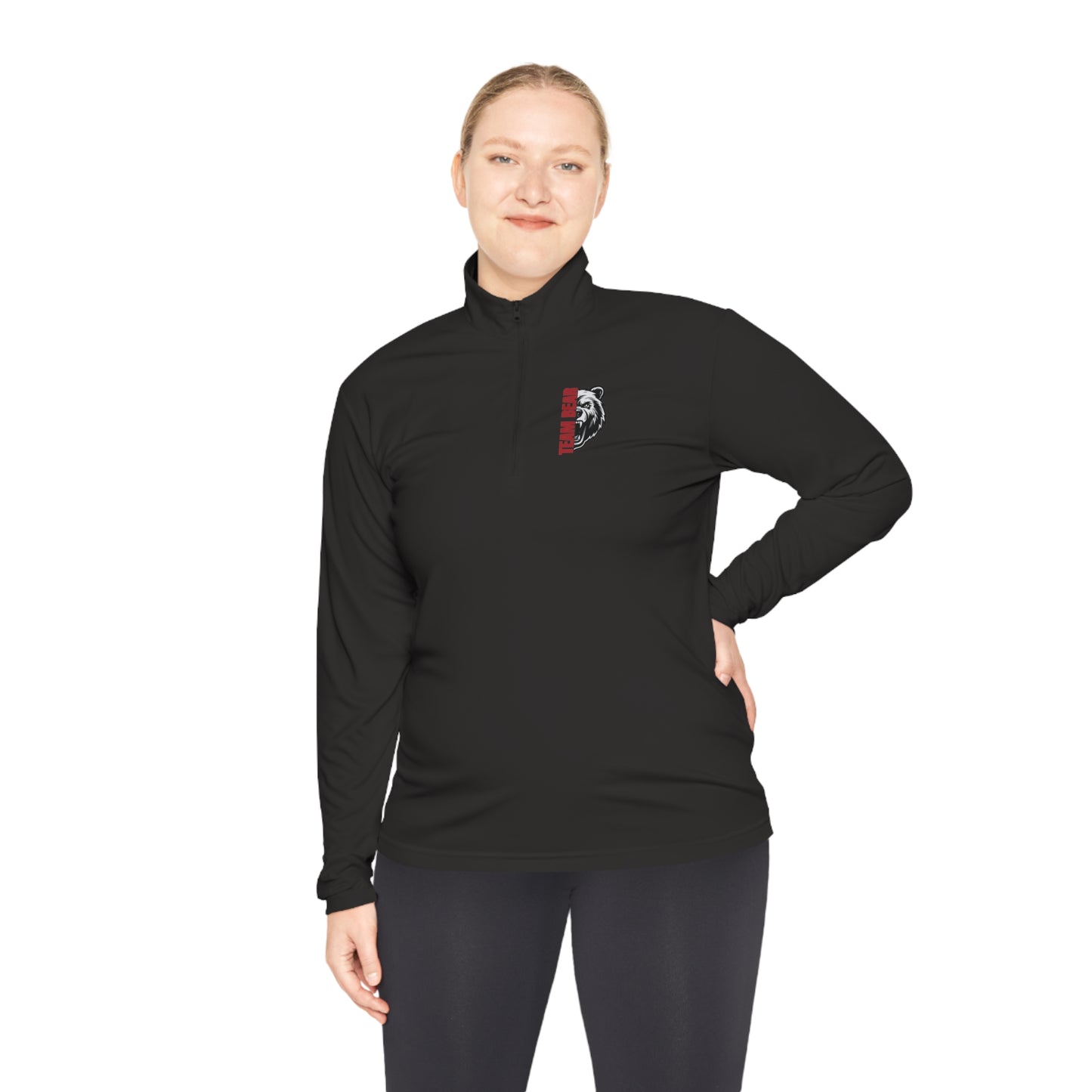 Women's "Team Bear" Quarter-Zip Pullover