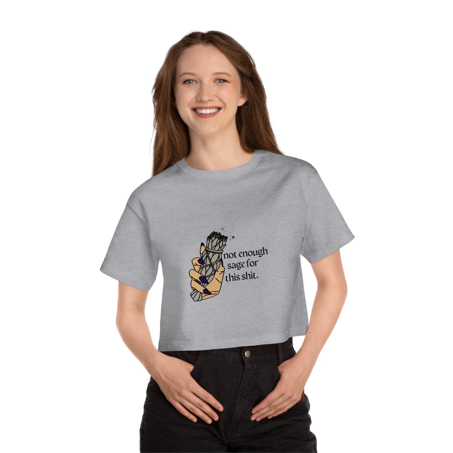 Not Enough Sage Cropped T-Shirt