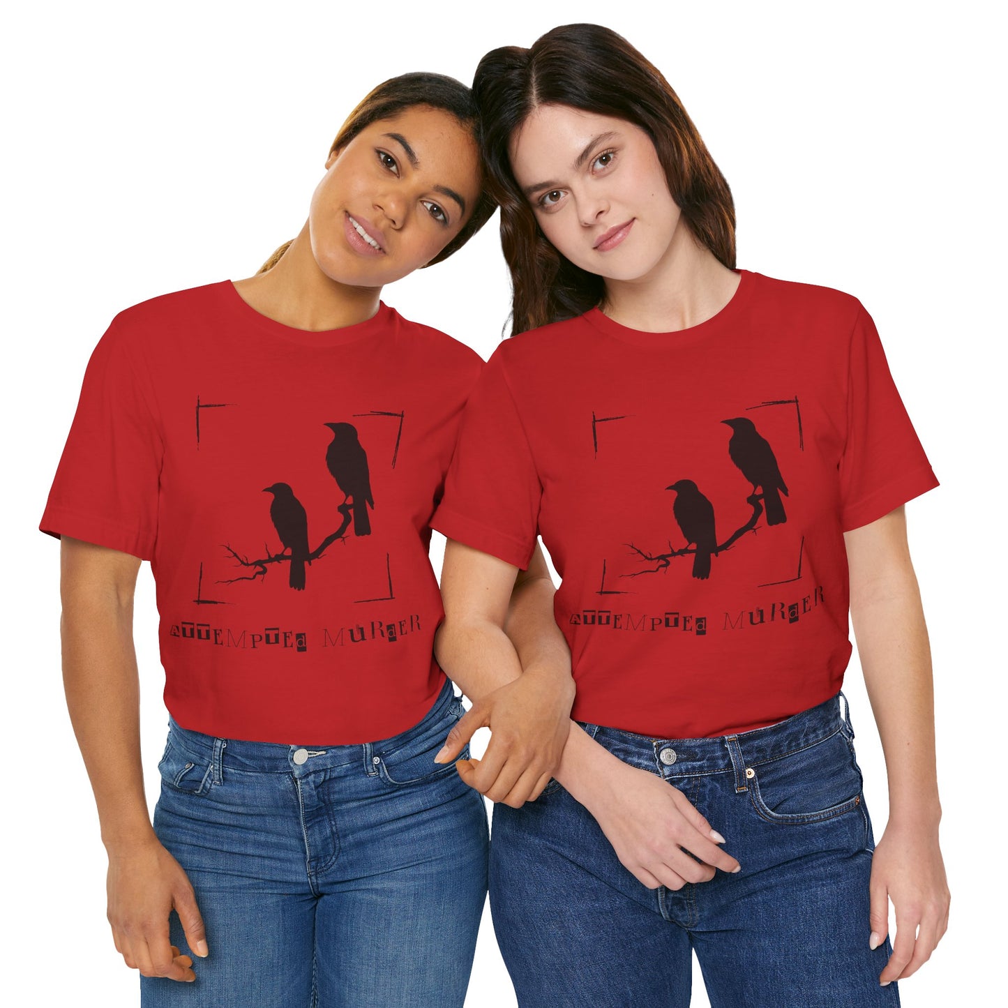 "Attempted Murder" Crow Short Sleeve Tee
