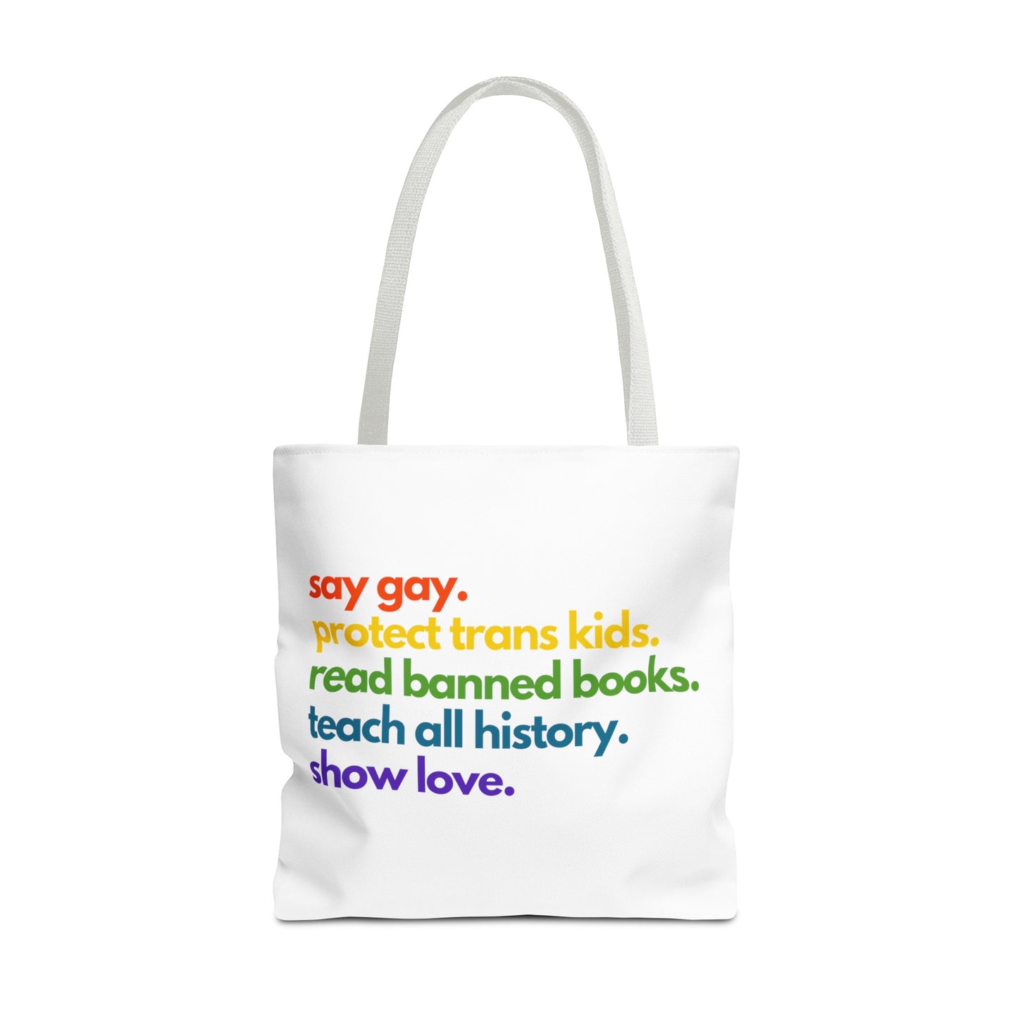 Pride Quote Tote Bag (AOP)