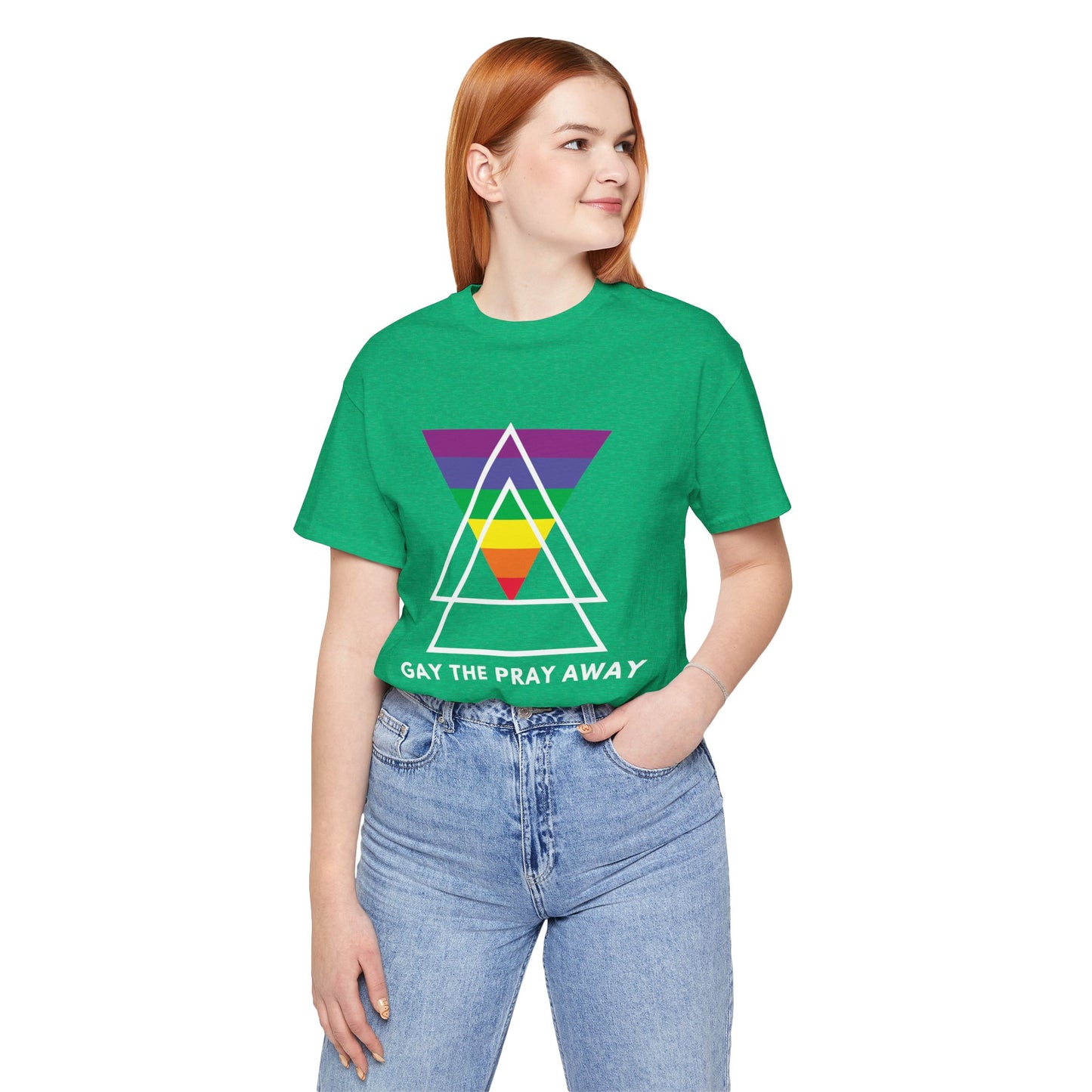 "GAY THE PRAY AWAY" Short Sleeve Tee