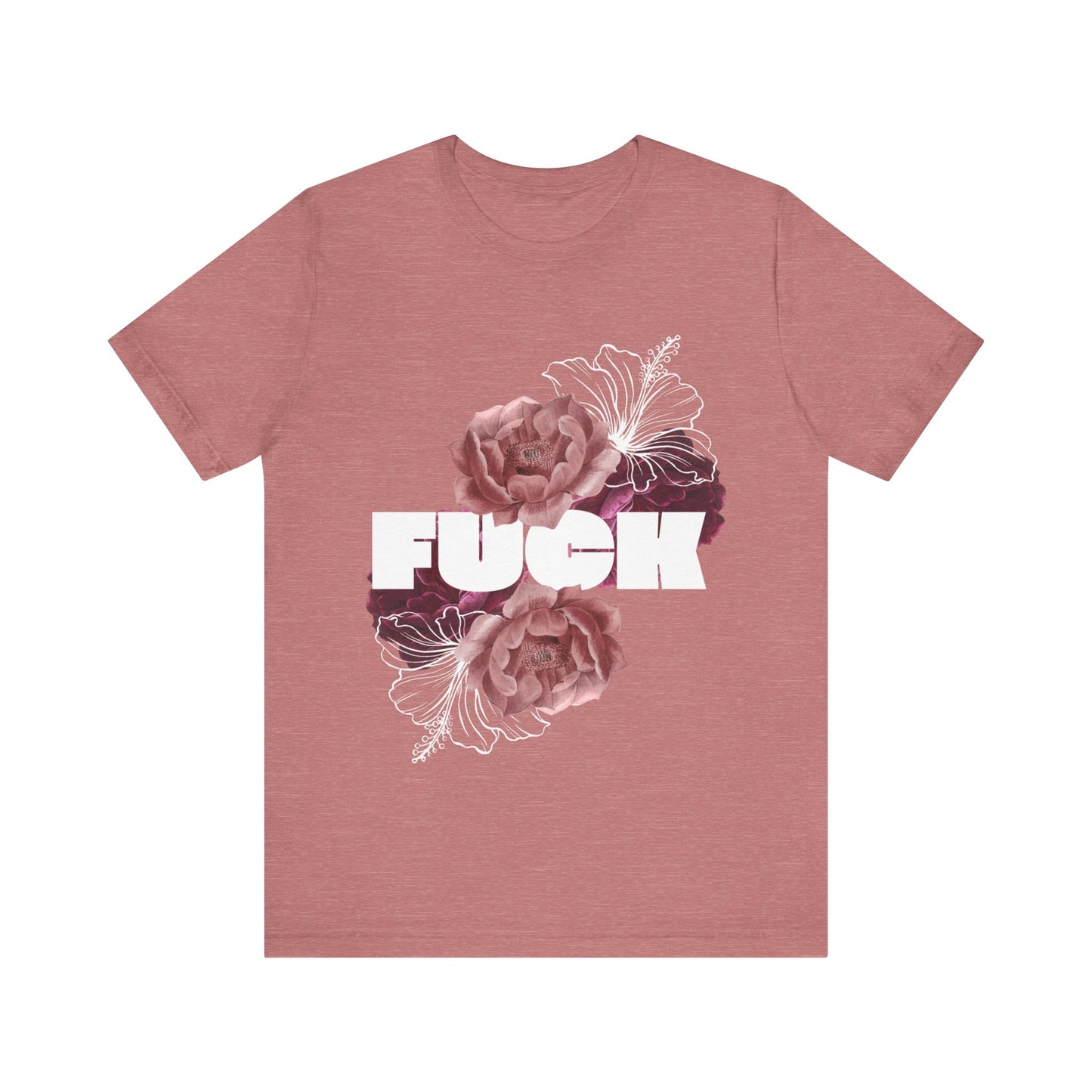 Women's Floral F*ck Short Sleeve Tee