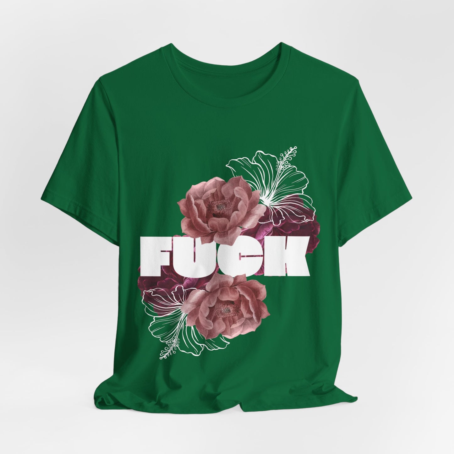 Women's Floral F*ck Short Sleeve Tee