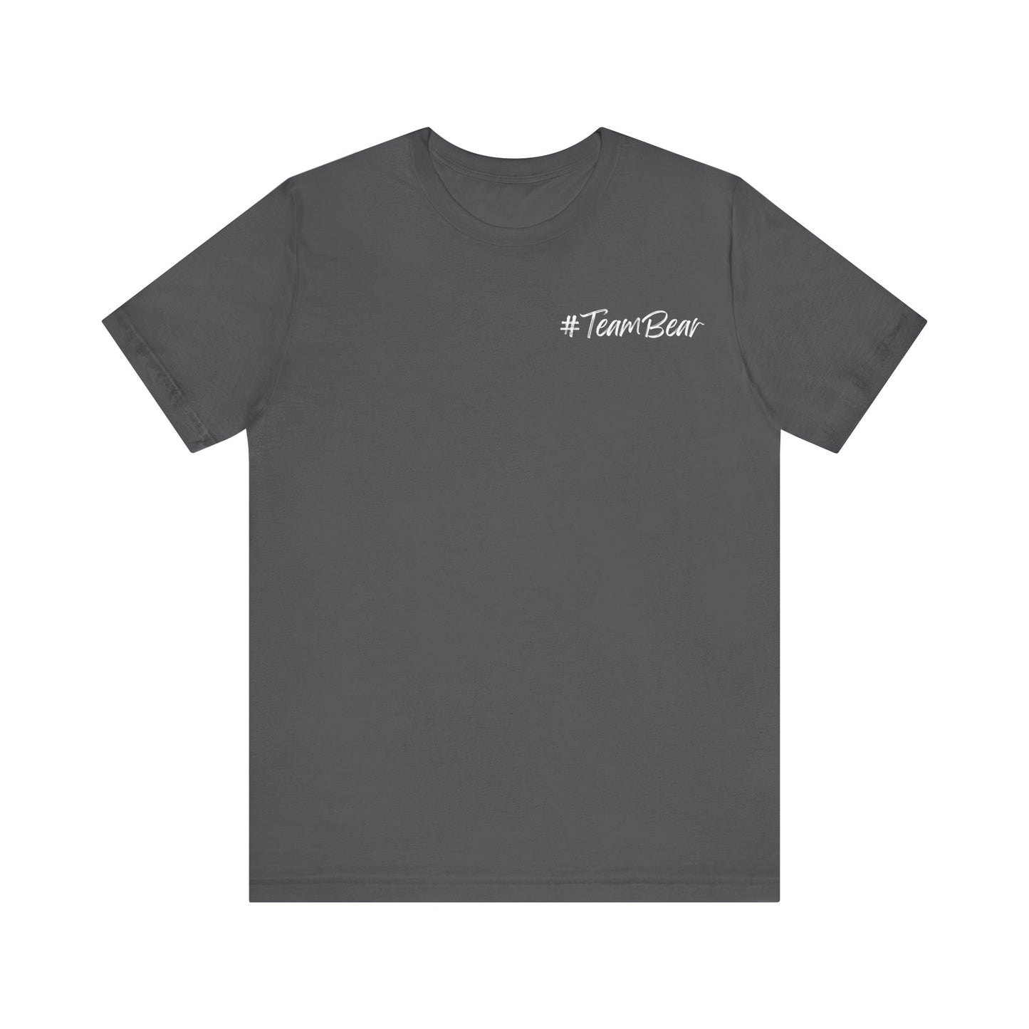 Women's Two-Sided Graphic "Team Bear" Tee - White Graphics