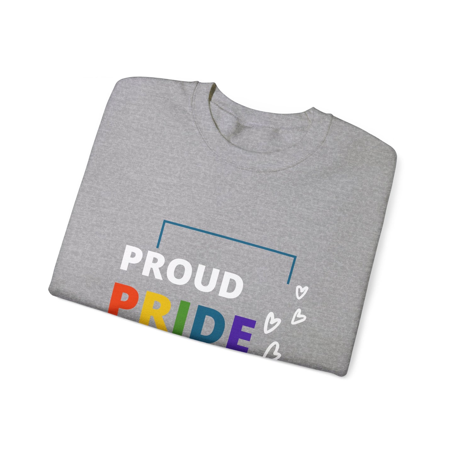Proud Pride Mom Crewneck Sweatshirt