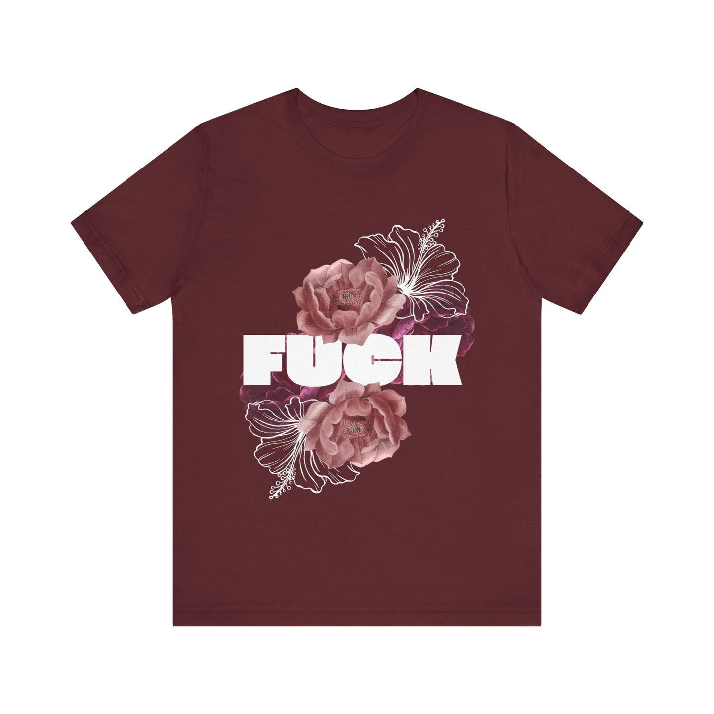 Women's Floral F*ck Short Sleeve Tee
