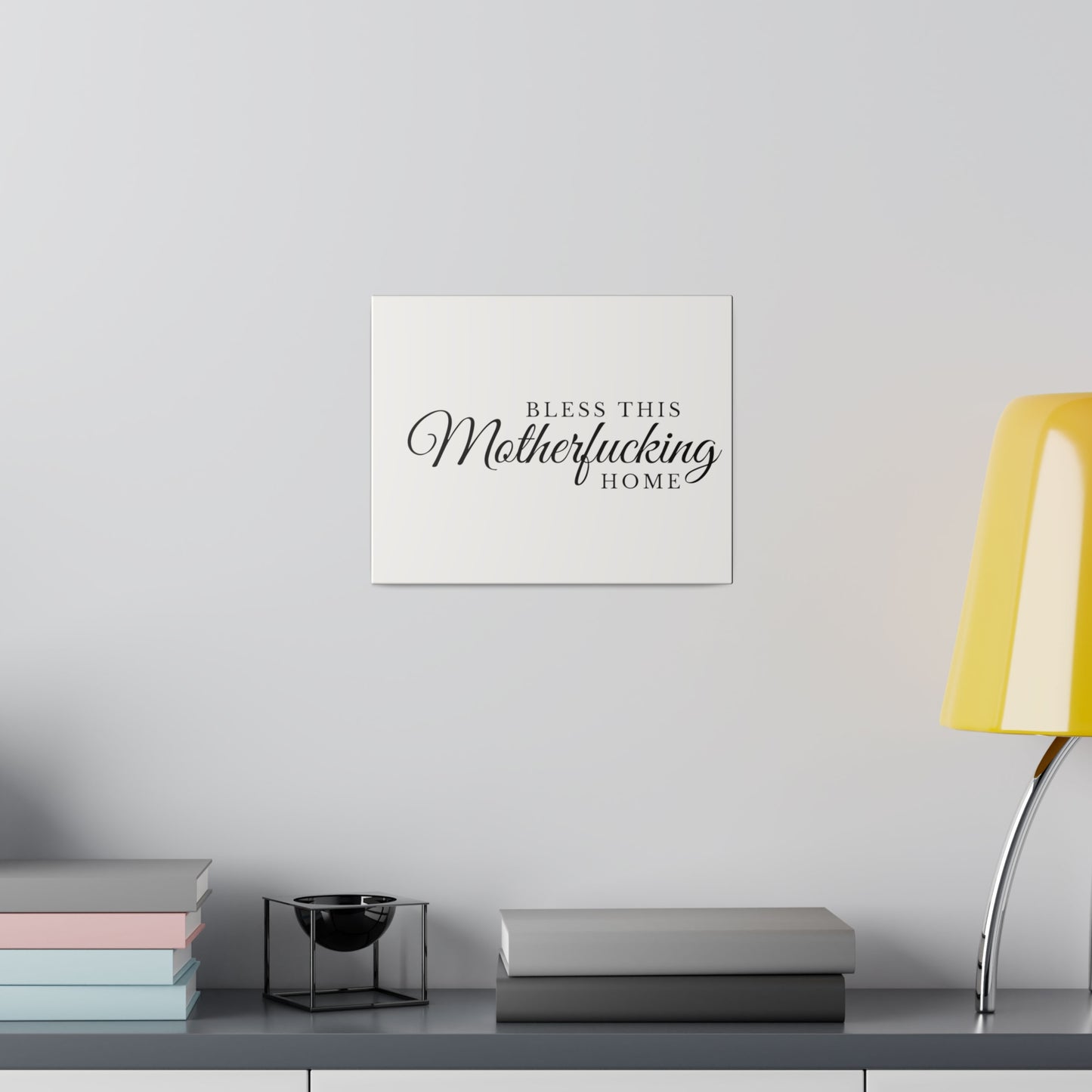 Bless This Home Matte Canvas, Stretched, 0.75"