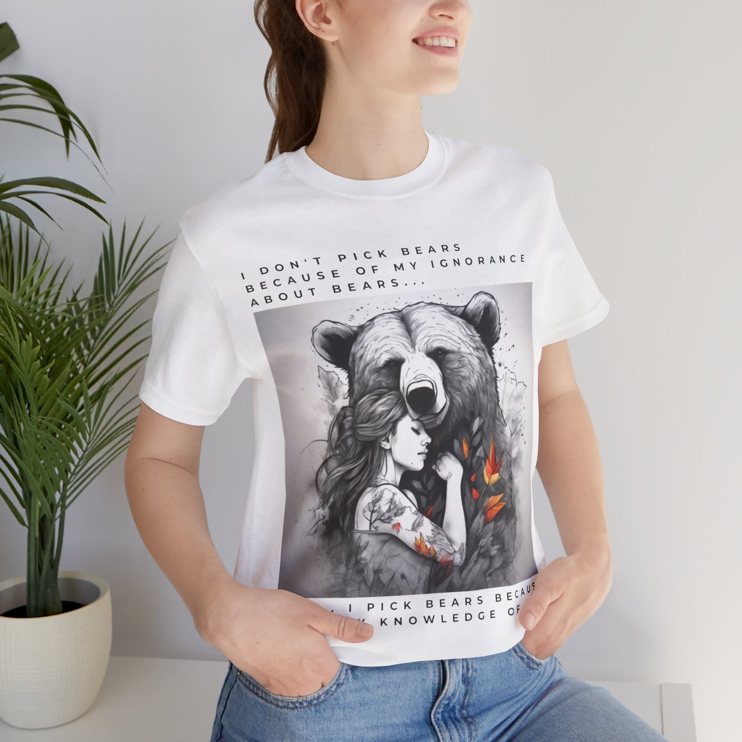 Women's Bear Hug "Team Bear" Tee