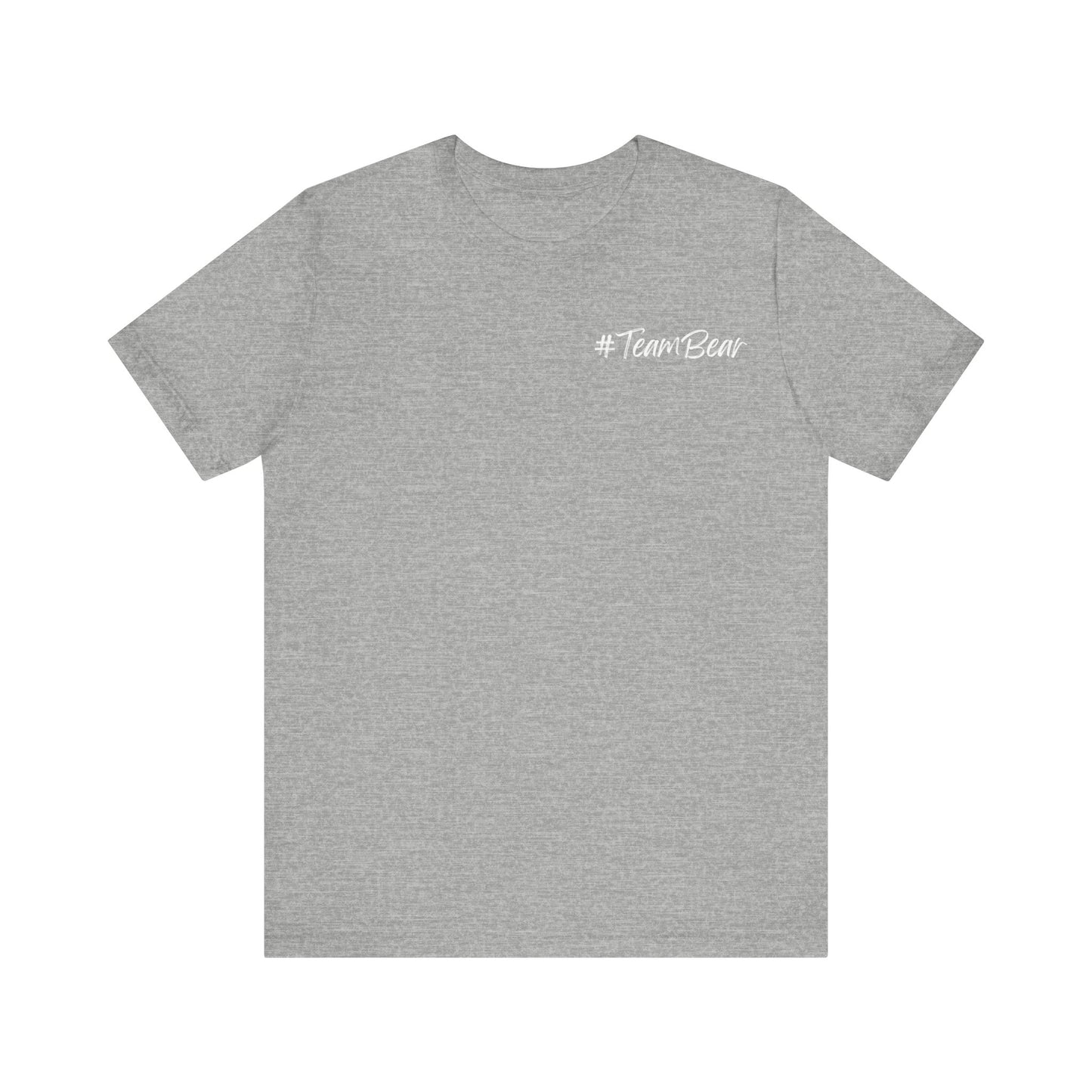 Women's Two-Sided Graphic "Team Bear" Tee - White Graphics