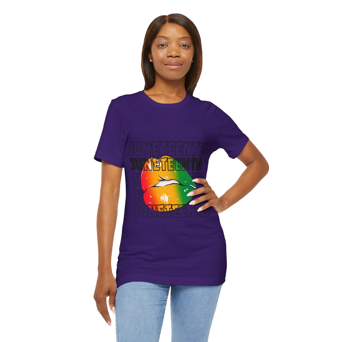 Juneteenth Lips Short Sleeve Tee