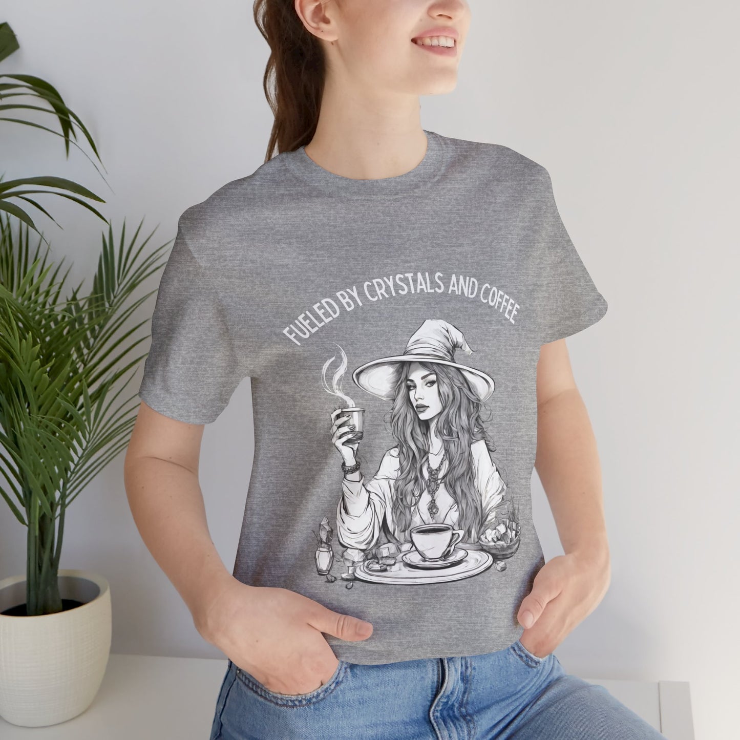Fueled by Crystals and Coffee Tee