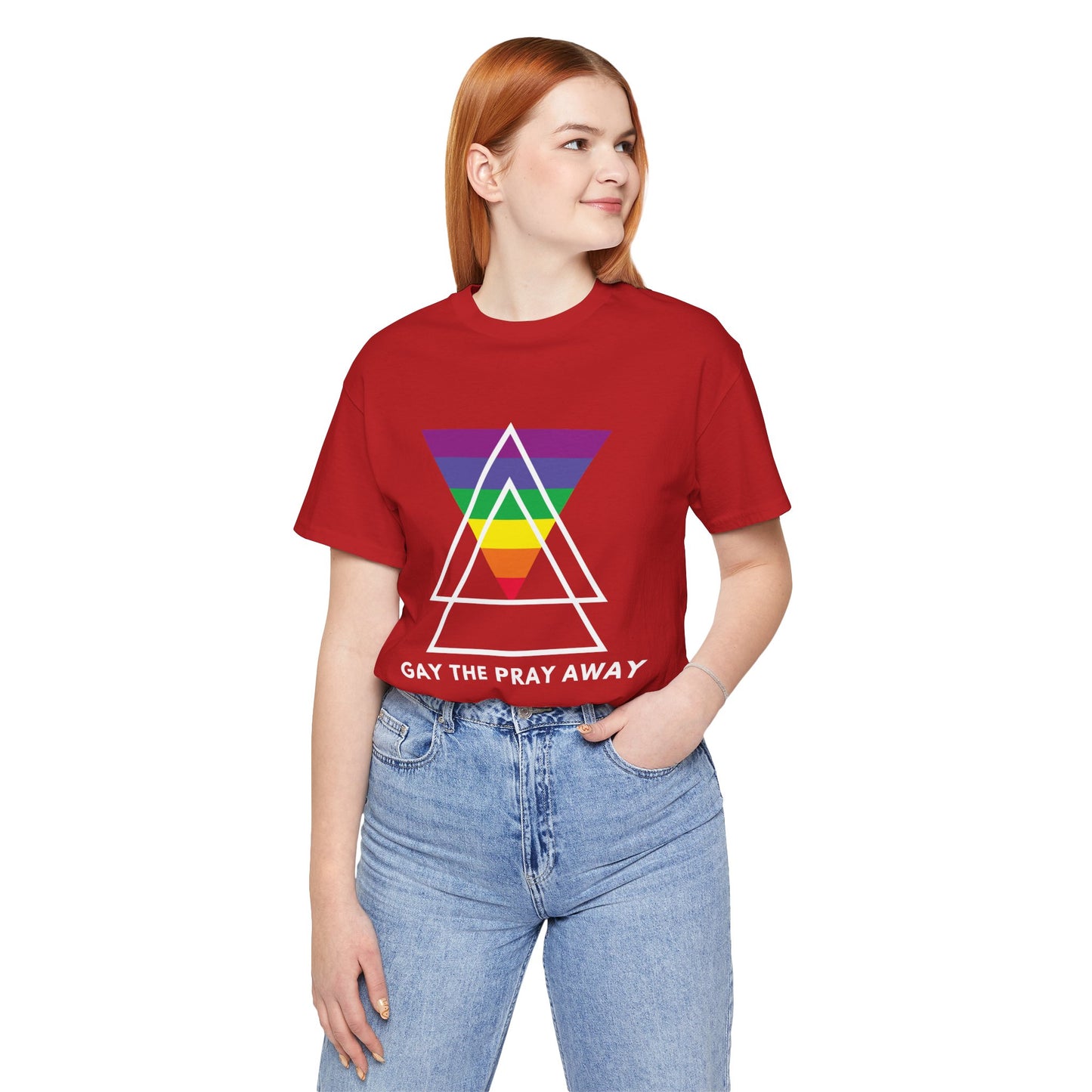 "GAY THE PRAY AWAY" Short Sleeve Tee