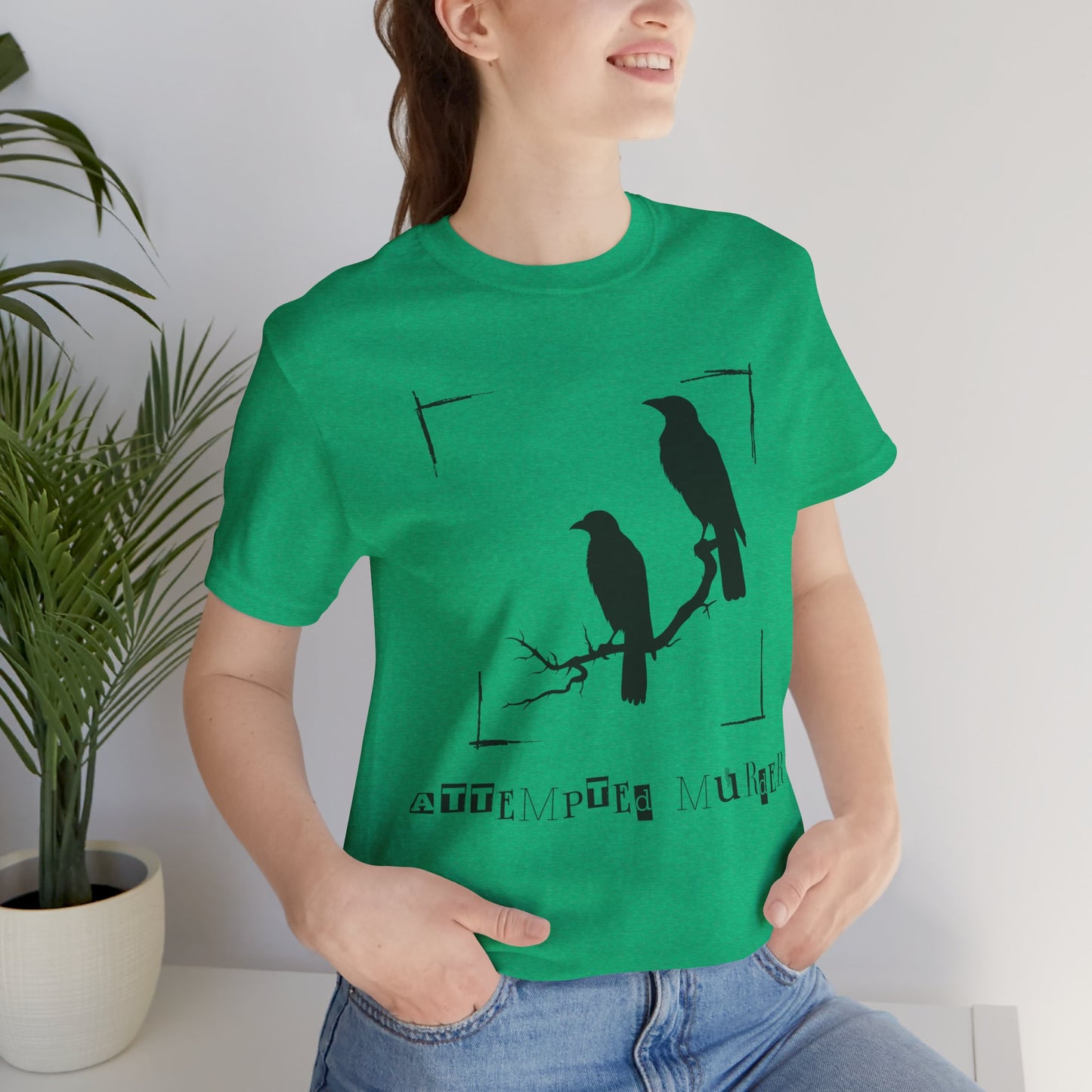 "Attempted Murder" Crow Short Sleeve Tee