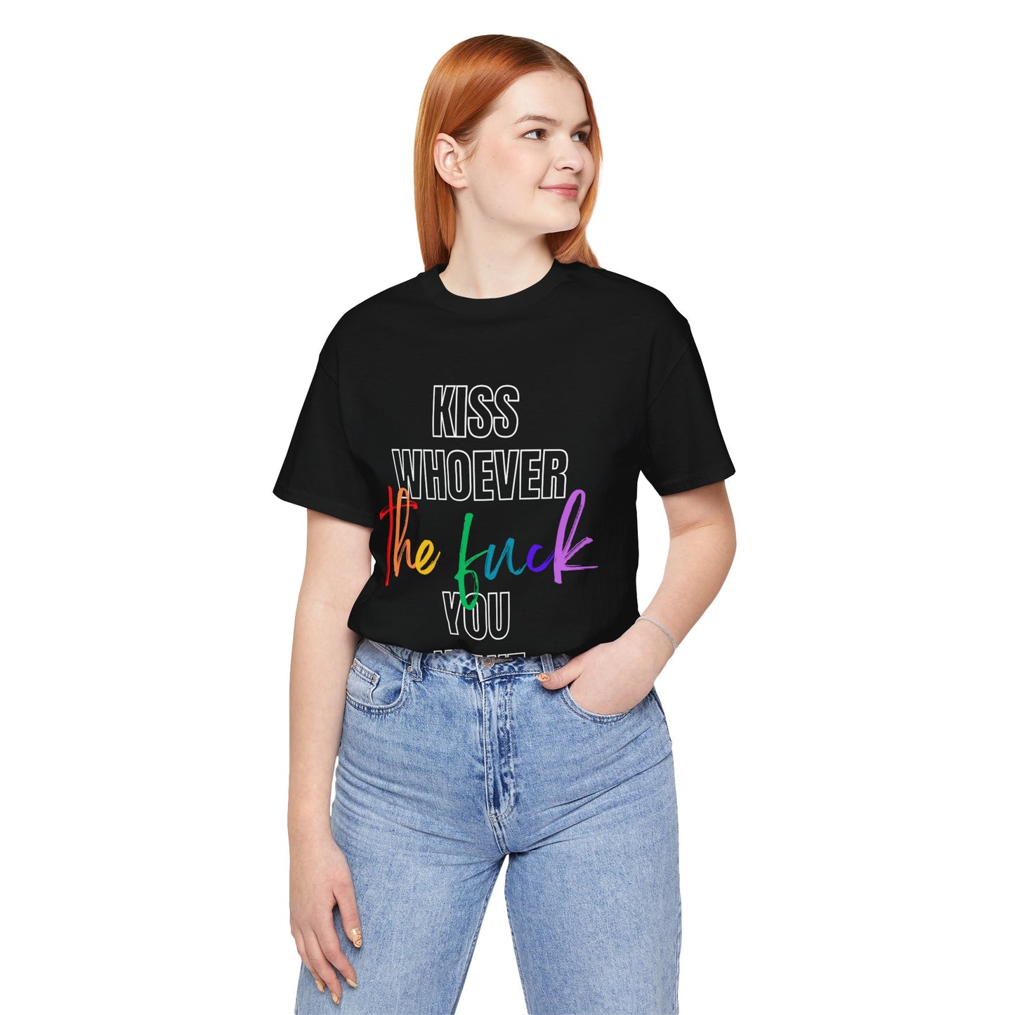 Kiss Who You Want Short Sleeve Tee