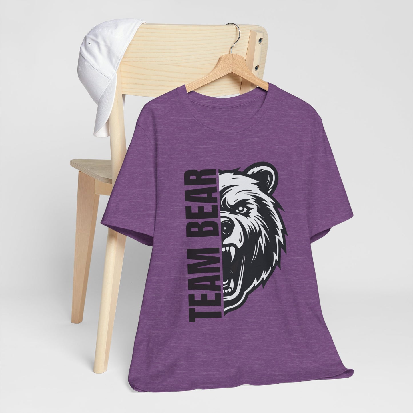 Women's "Team Bear" Tee - Black Lettering