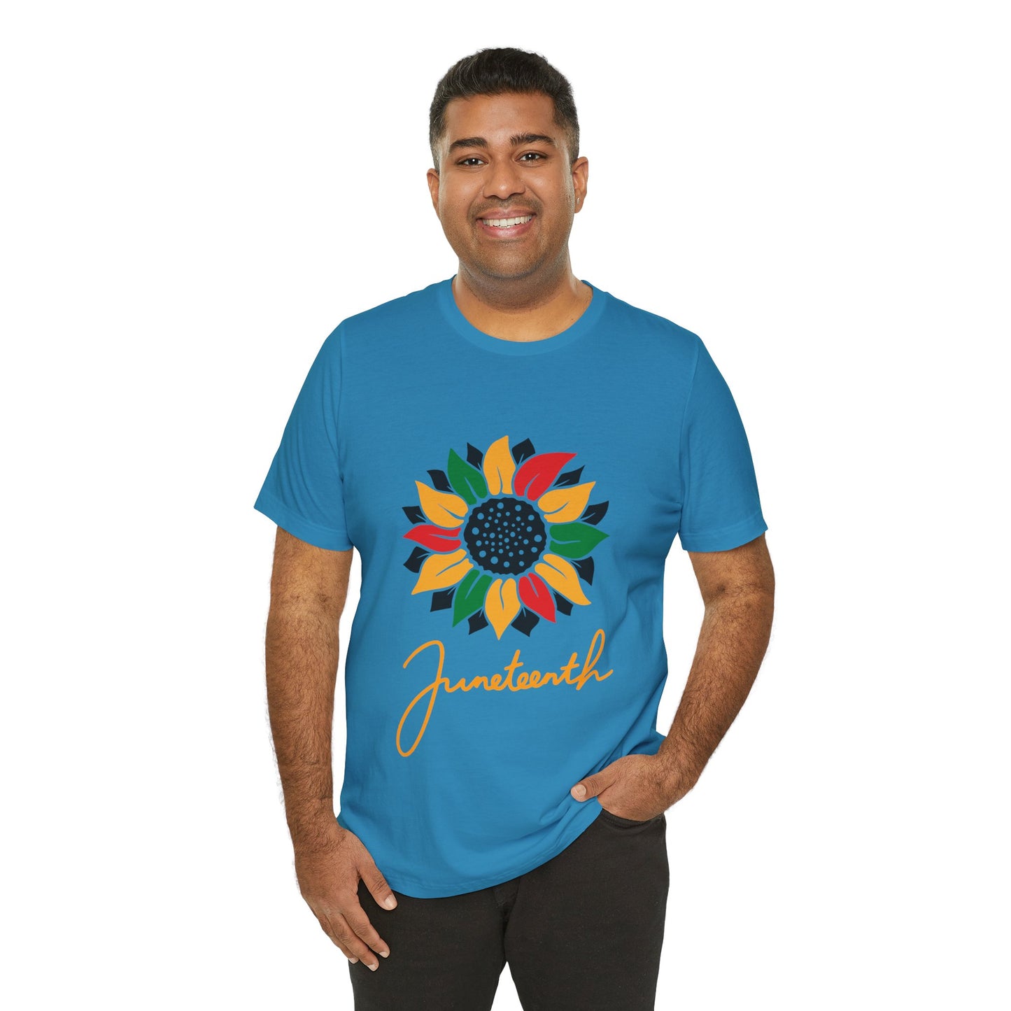 Juneteenth Floral Short Sleeve Tee