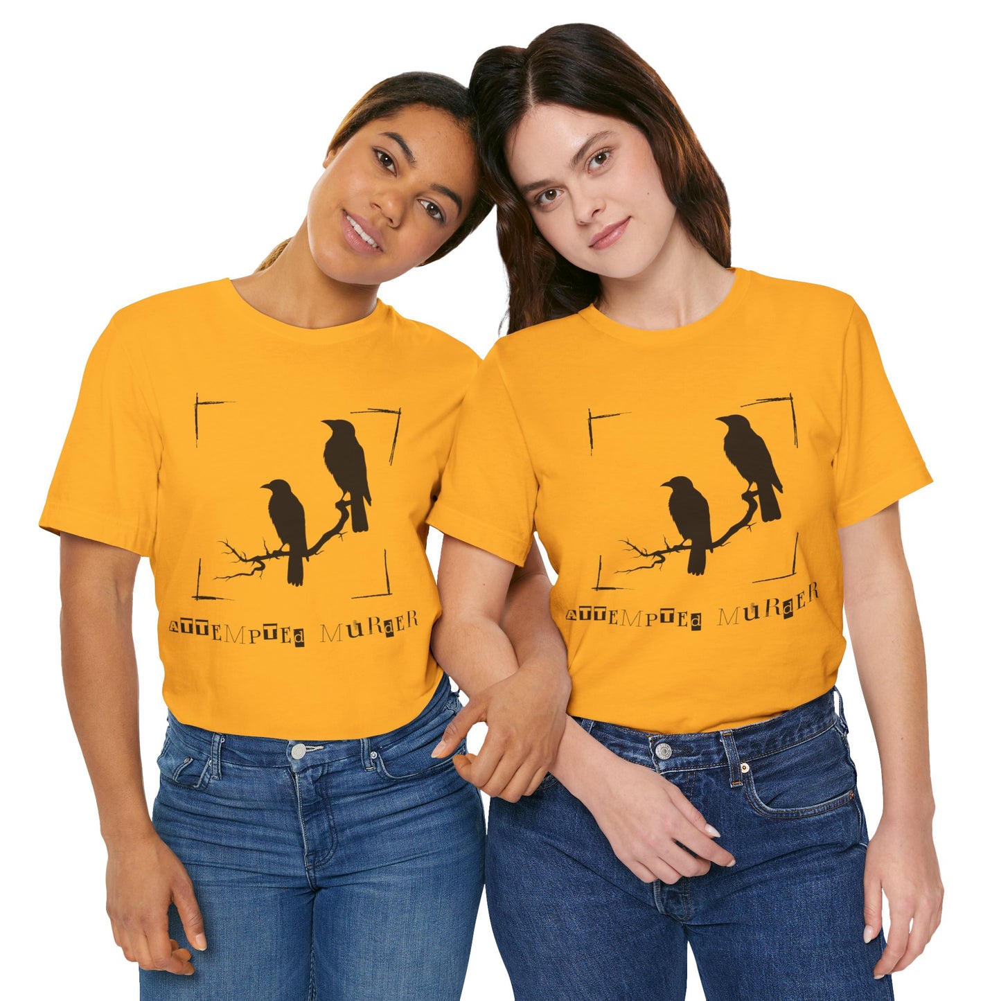 "Attempted Murder" Crow Short Sleeve Tee
