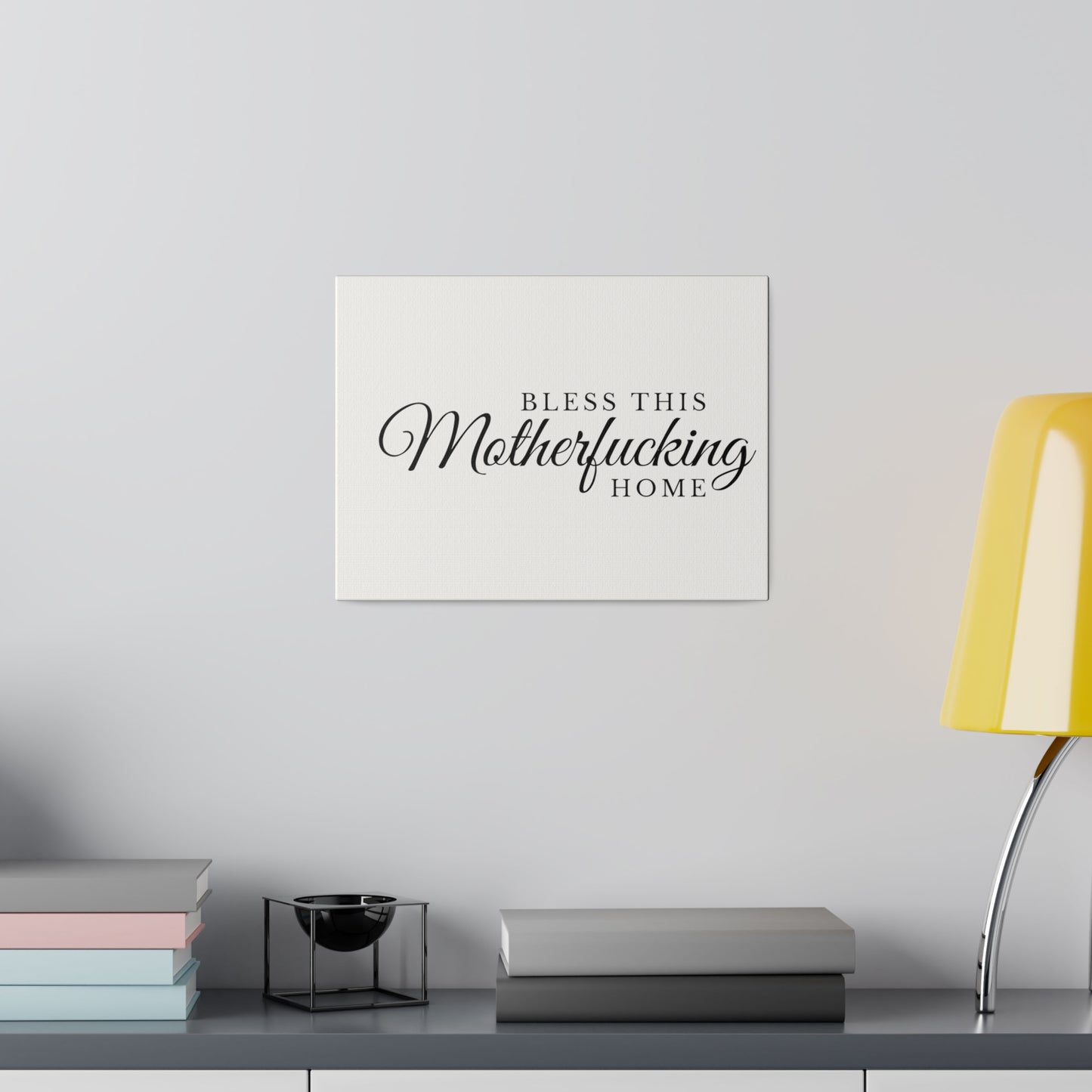 Bless This Home Matte Canvas, Stretched, 0.75"