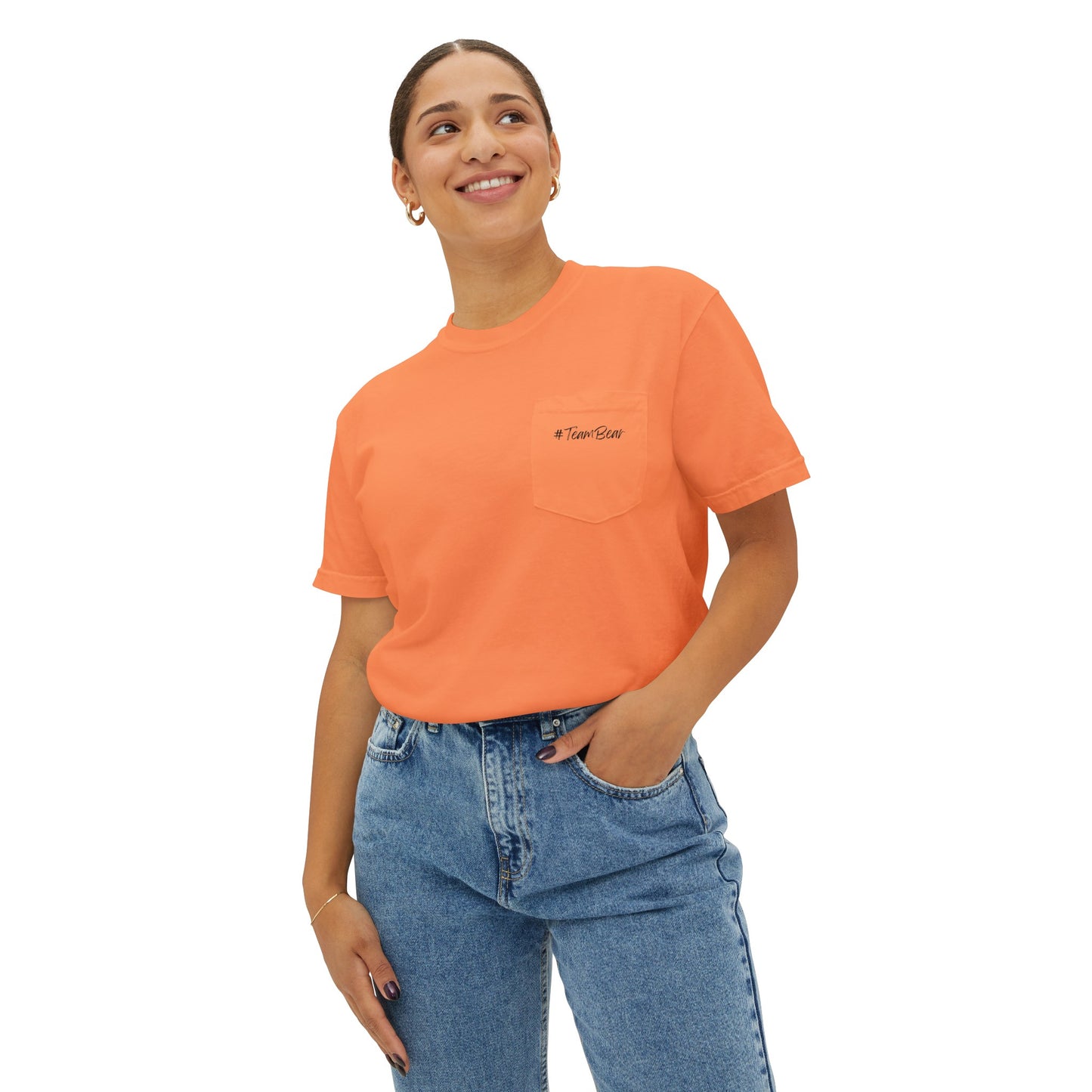 Women's Bear in Woods Pocket T-Shirt