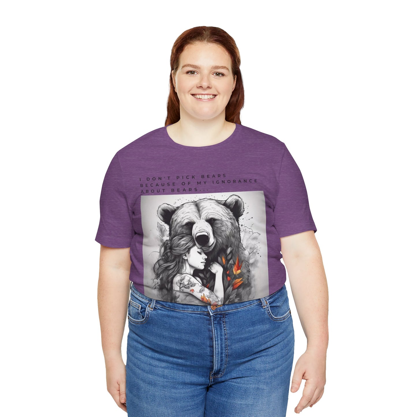 Women's Bear Hug "Team Bear" Tee