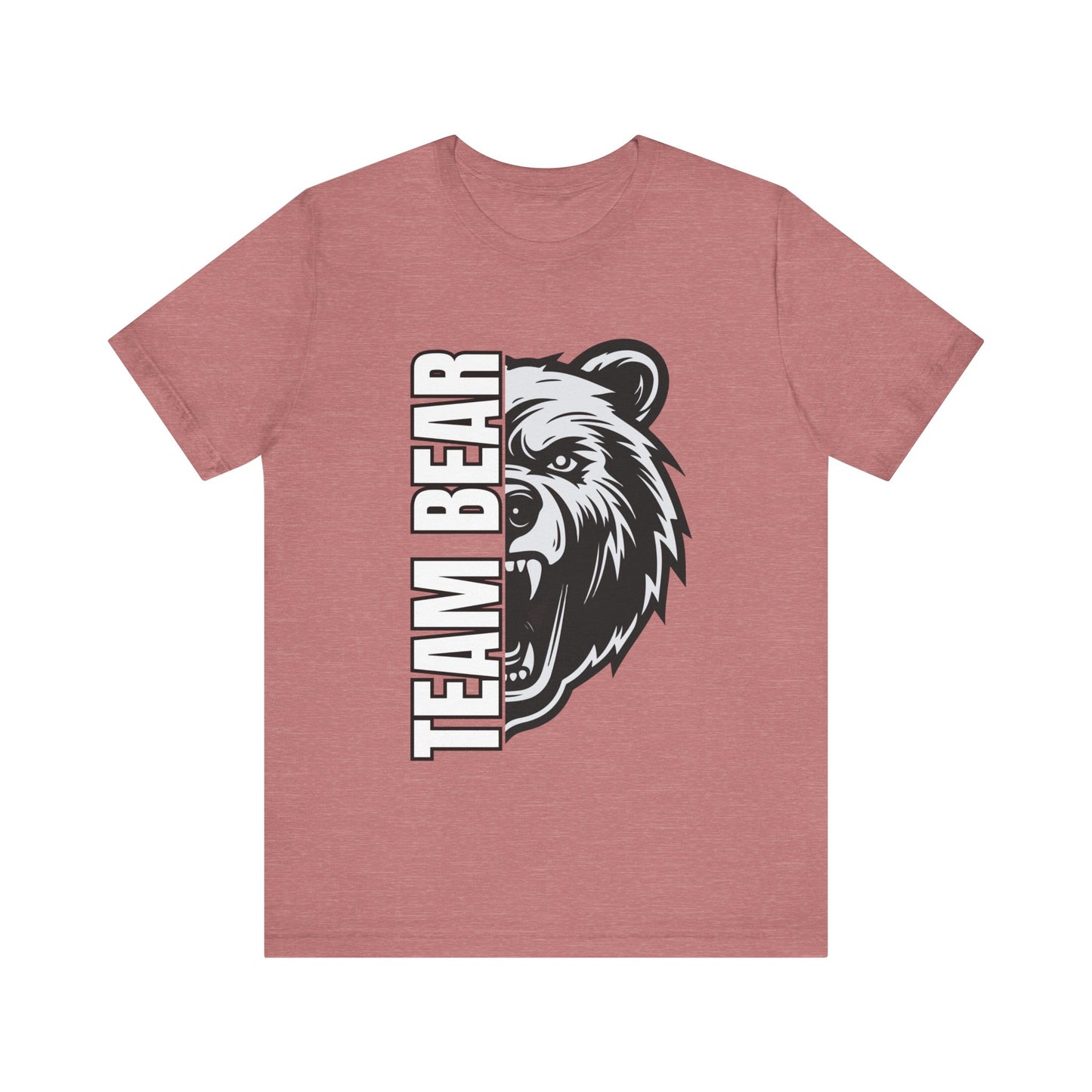 Women's "Team Bear" Tee - White Lettering