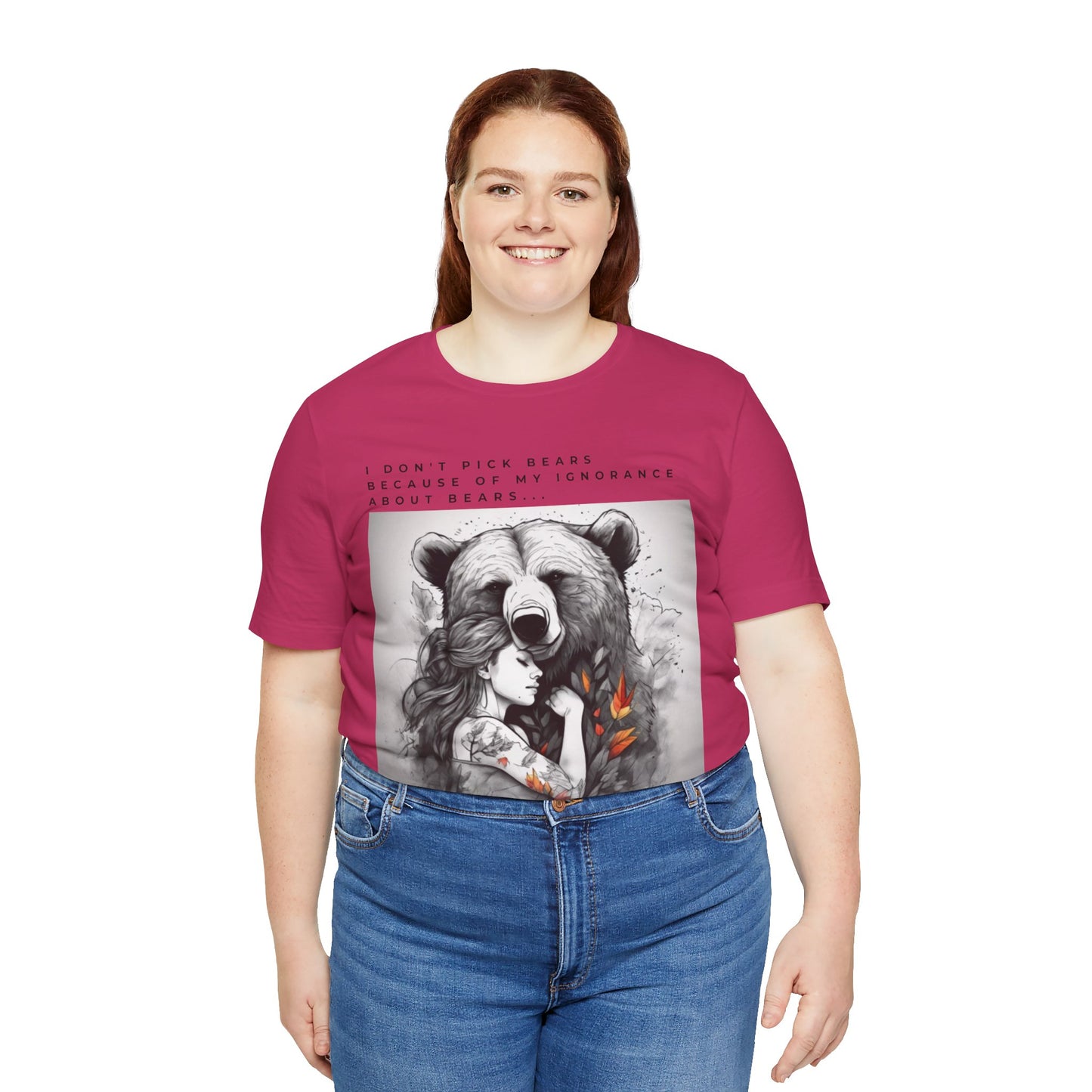 Women's Bear Hug "Team Bear" Tee