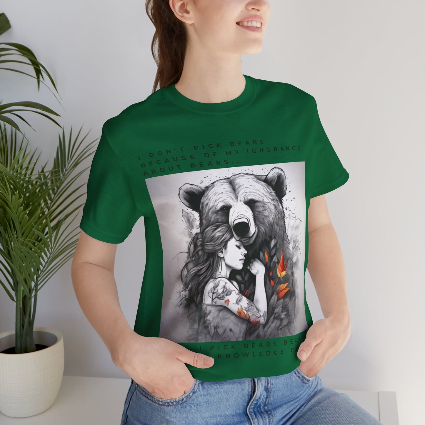 Women's Bear Hug "Team Bear" Tee