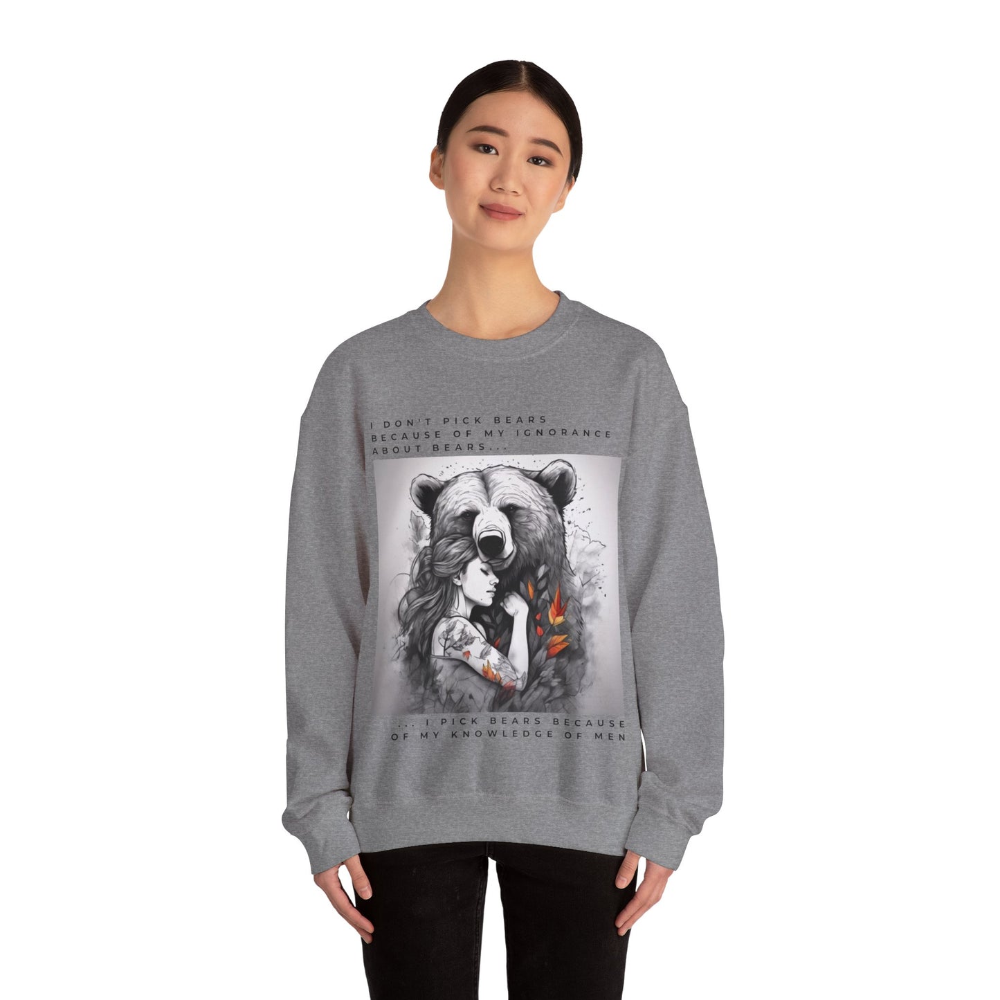 Women's Bear Hug "Team Bear" Crewneck Sweatshirt
