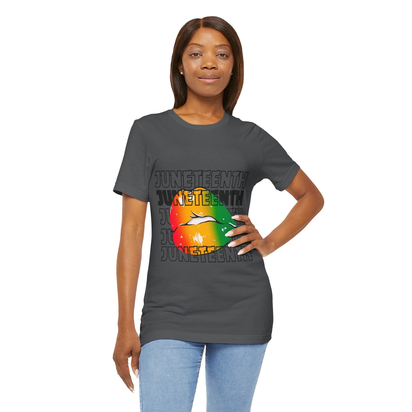 Juneteenth Lips Short Sleeve Tee