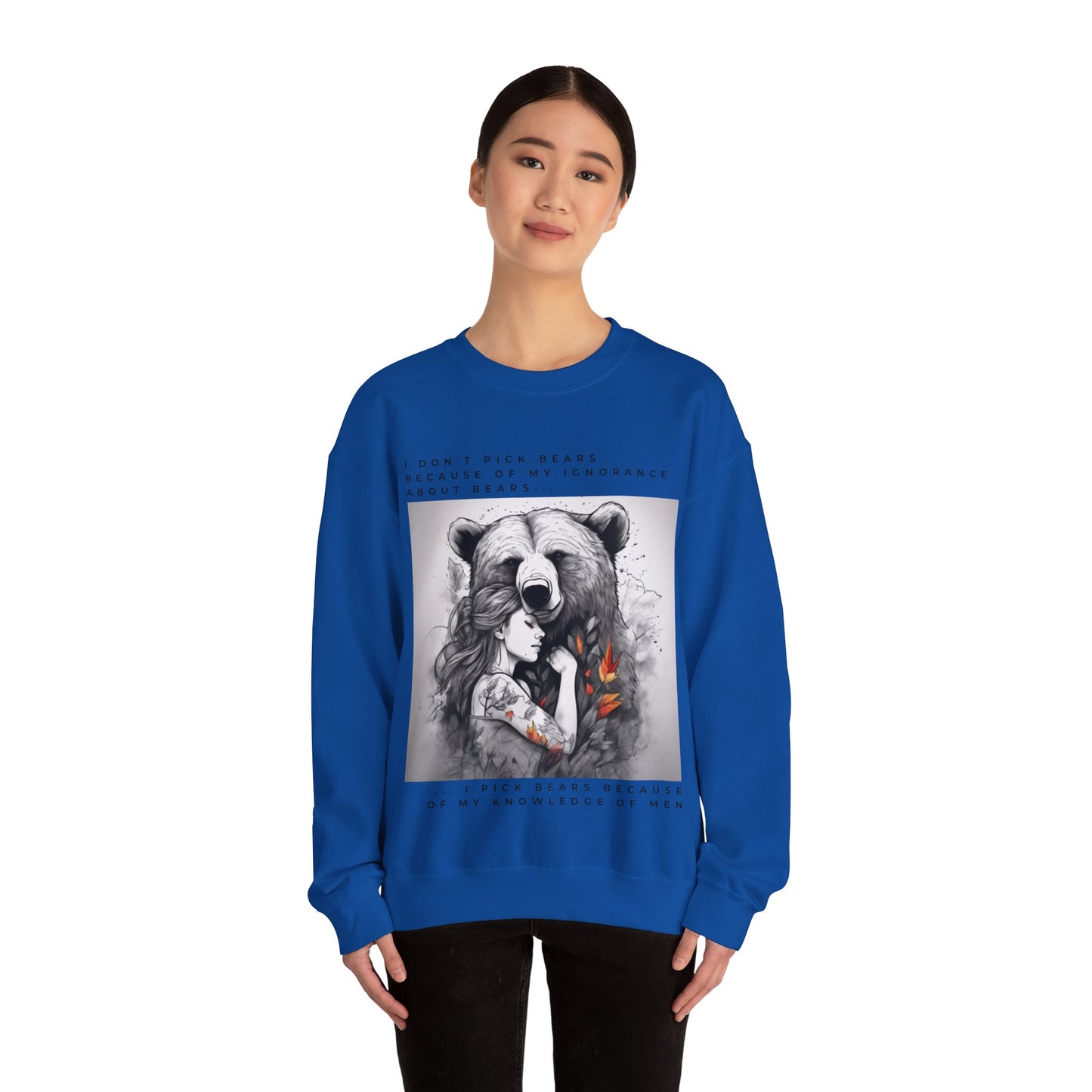 Women's Bear Hug "Team Bear" Crewneck Sweatshirt