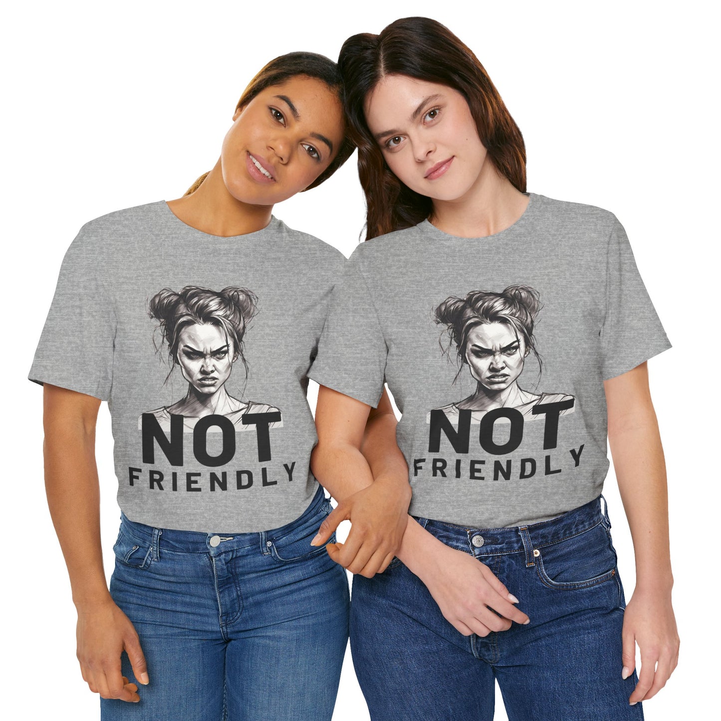 Not Friendly Short Sleeve Tee