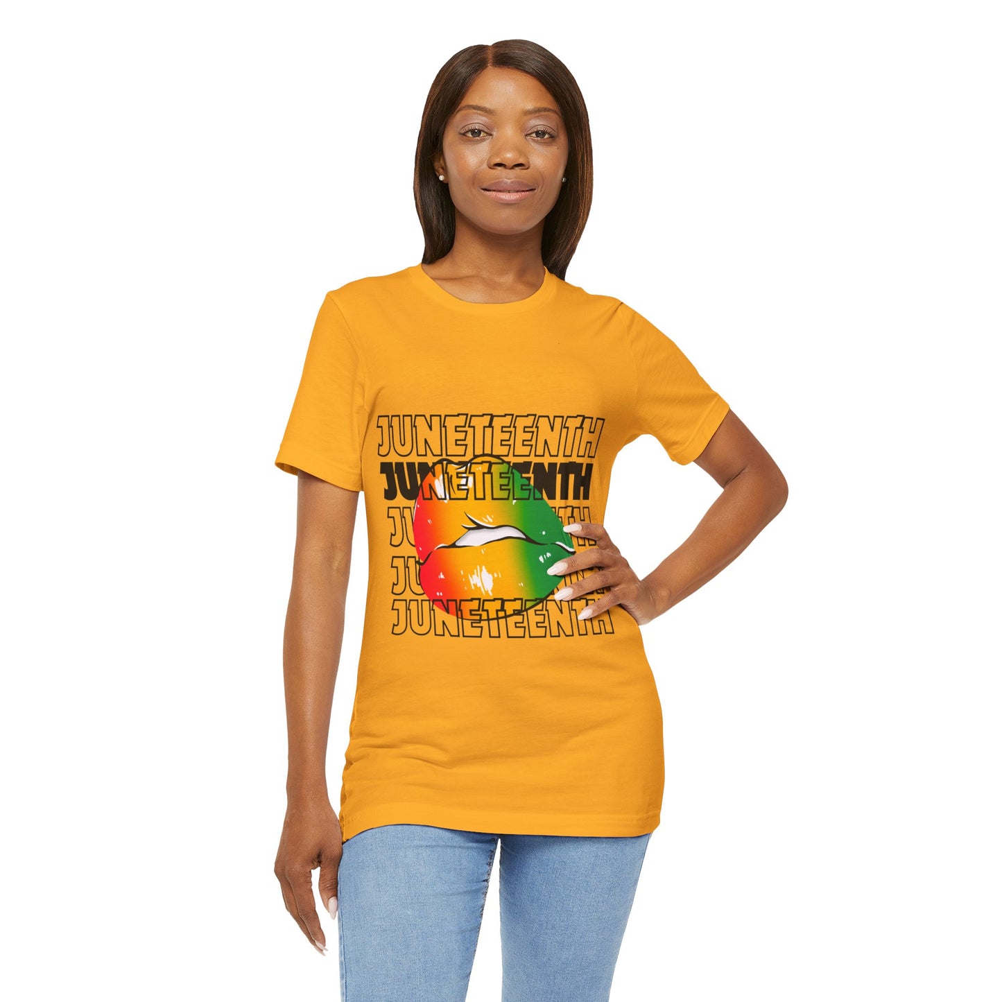 Juneteenth Lips Short Sleeve Tee
