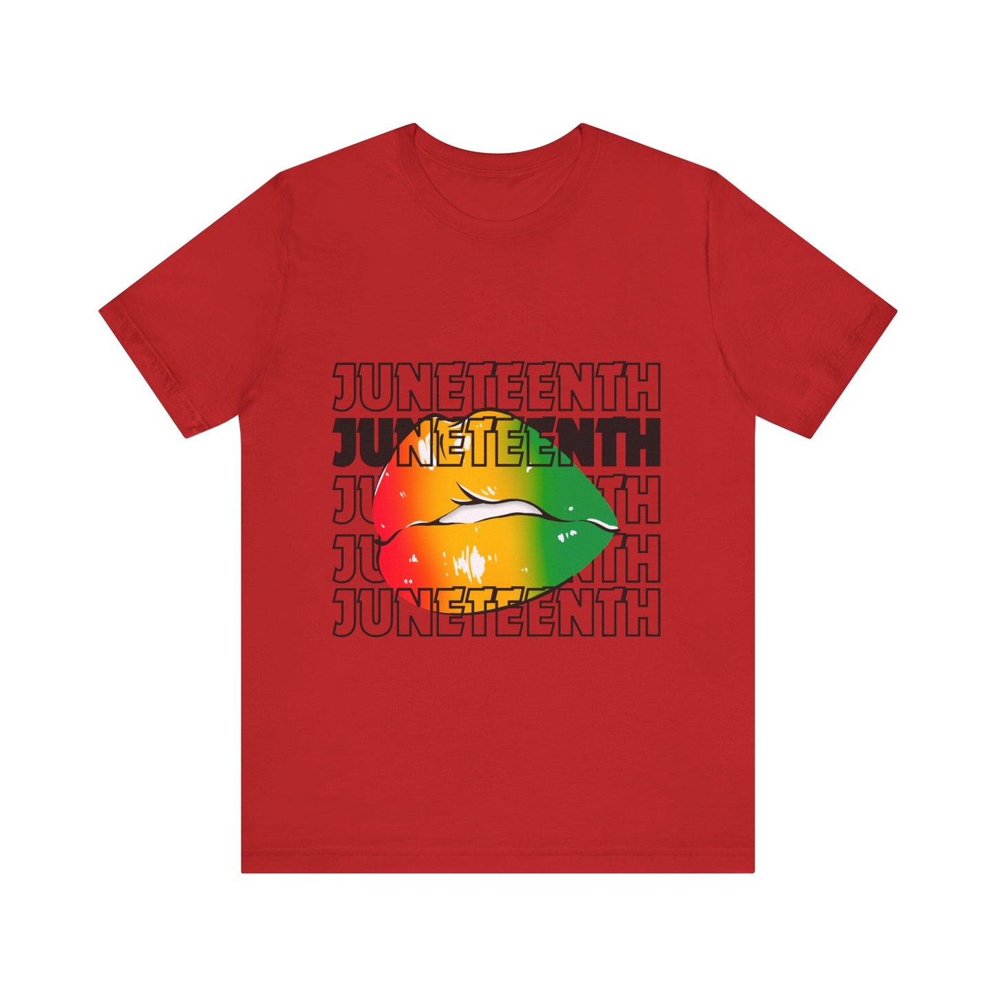 Juneteenth Lips Short Sleeve Tee