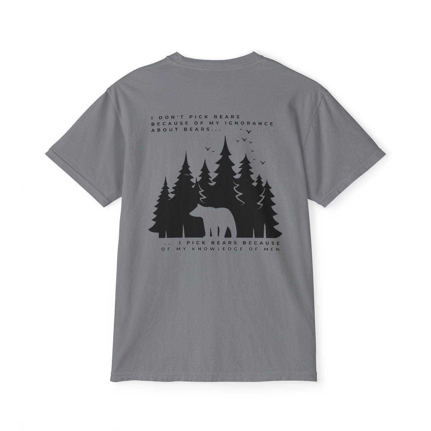 Women's Bear in Woods Pocket T-Shirt