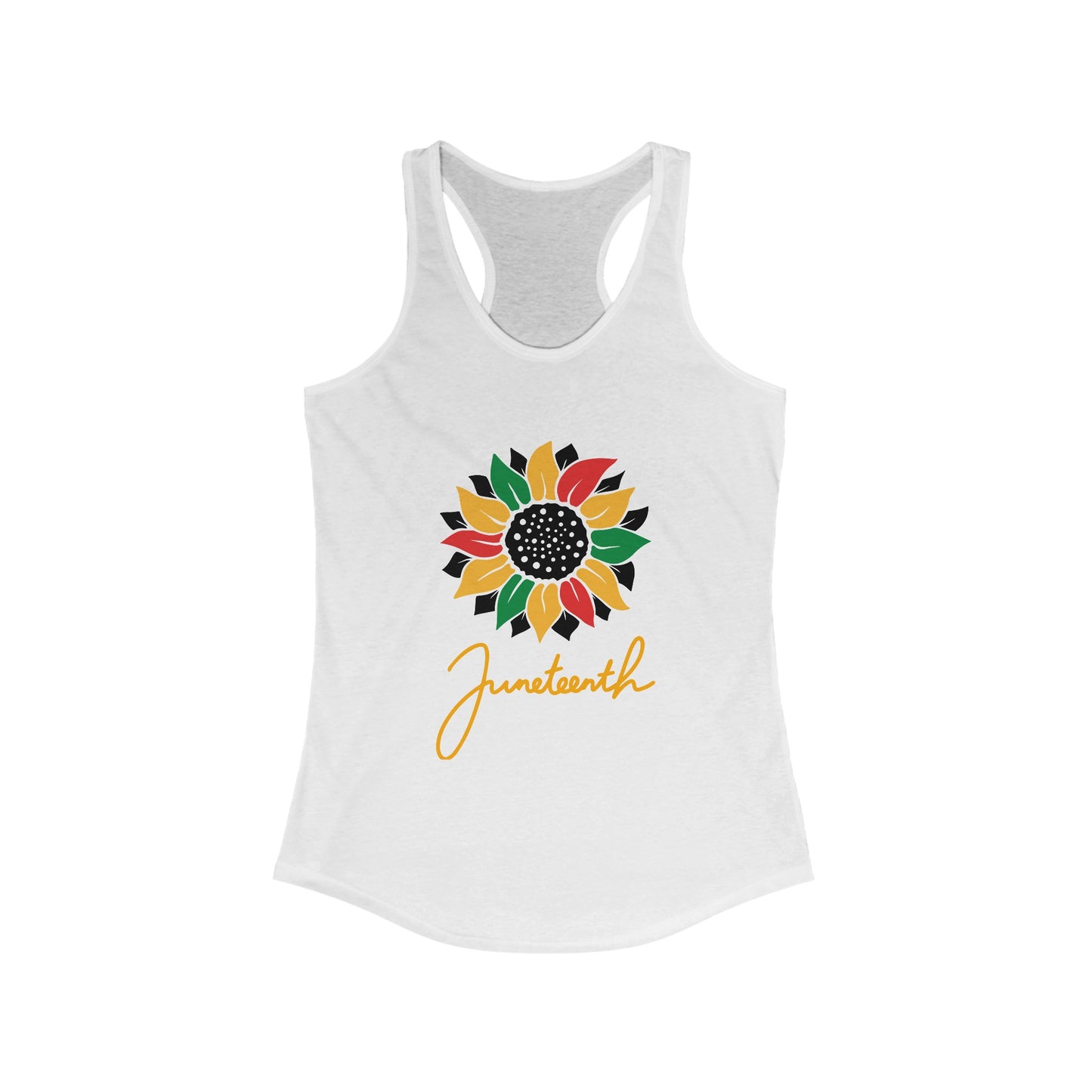 Juneteenth Floral Racerback Tank