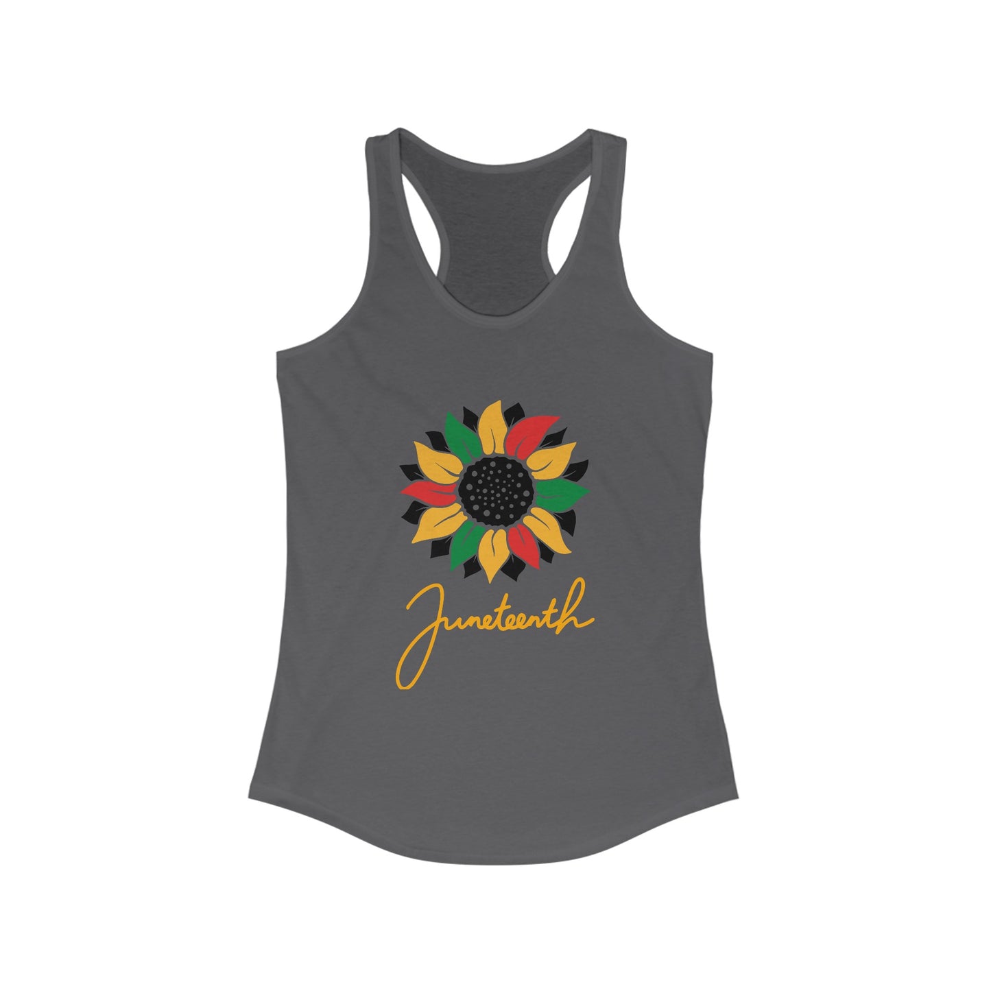 Juneteenth Floral Racerback Tank