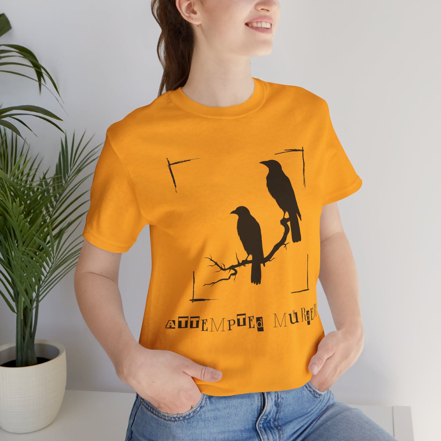 "Attempted Murder" Crow Short Sleeve Tee