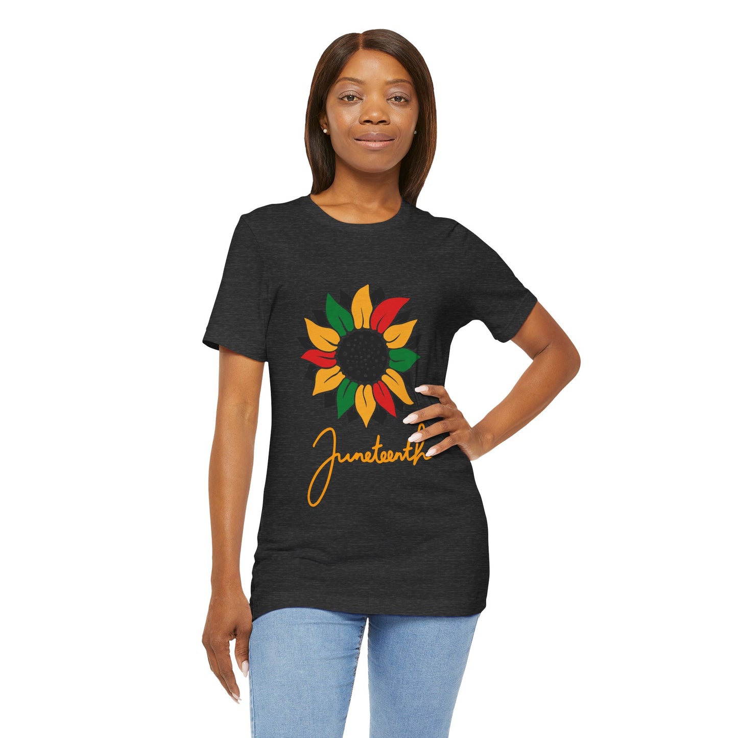 Juneteenth Floral Short Sleeve Tee