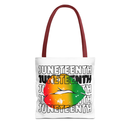 Juneteenth Lips Tote Bag (AOP)