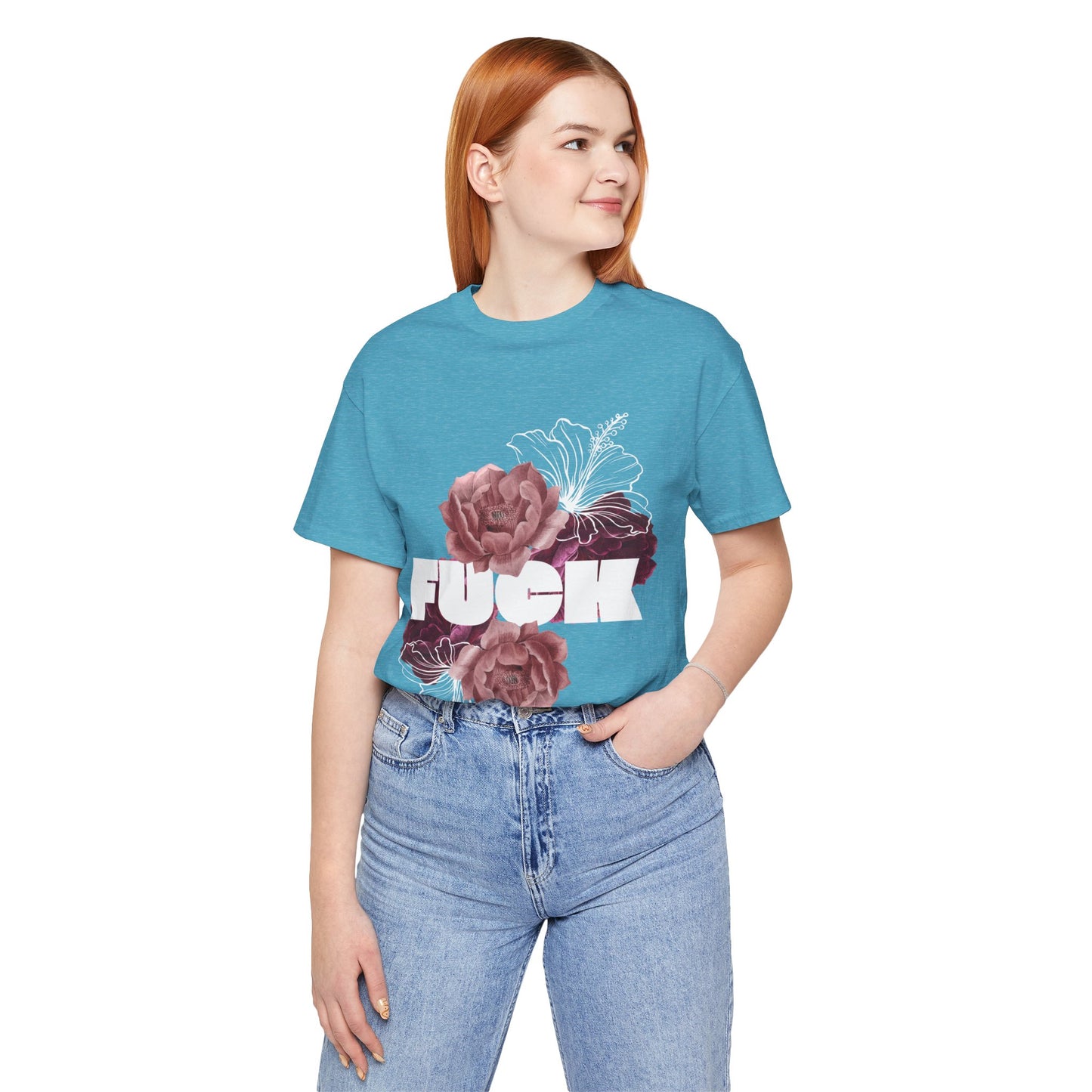 Women's Floral F*ck Short Sleeve Tee