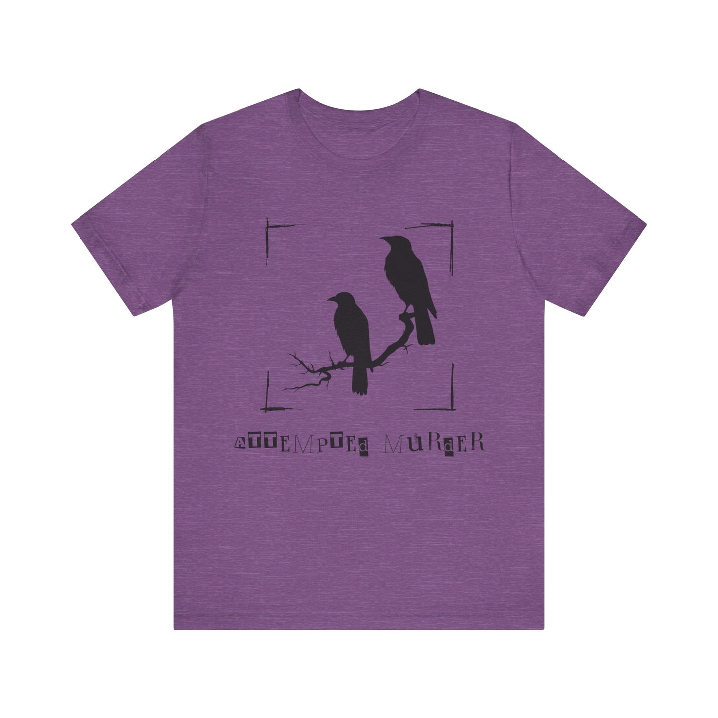 "Attempted Murder" Crow Short Sleeve Tee